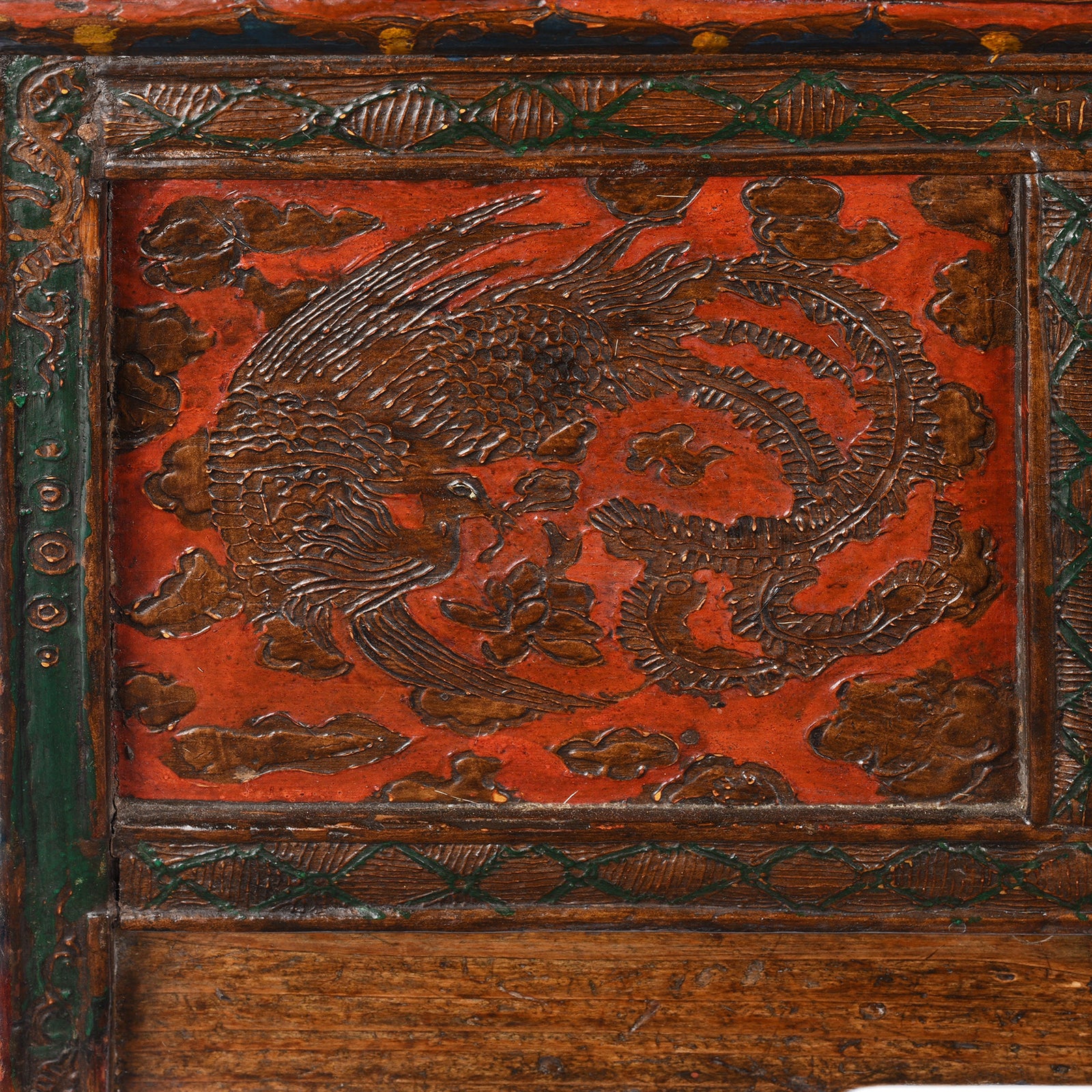 Painted Choksar Prayer Table from Tibet - 19th Century - Image 7
