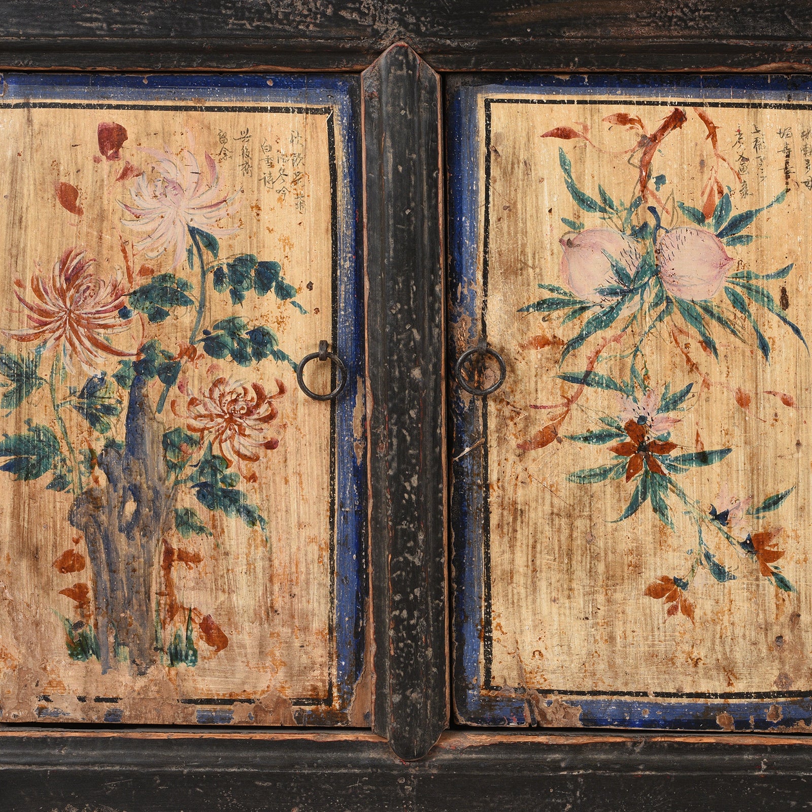Painted Kang Cabinet From Mongolia - 19th Century - Image 3