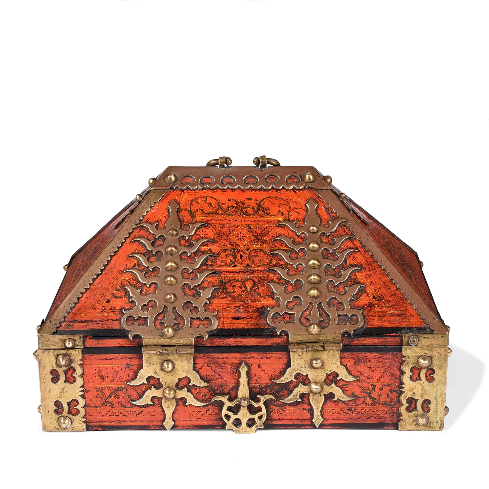 Painted Betel Nut Box From Kerala - Ca 1910 - Image 6