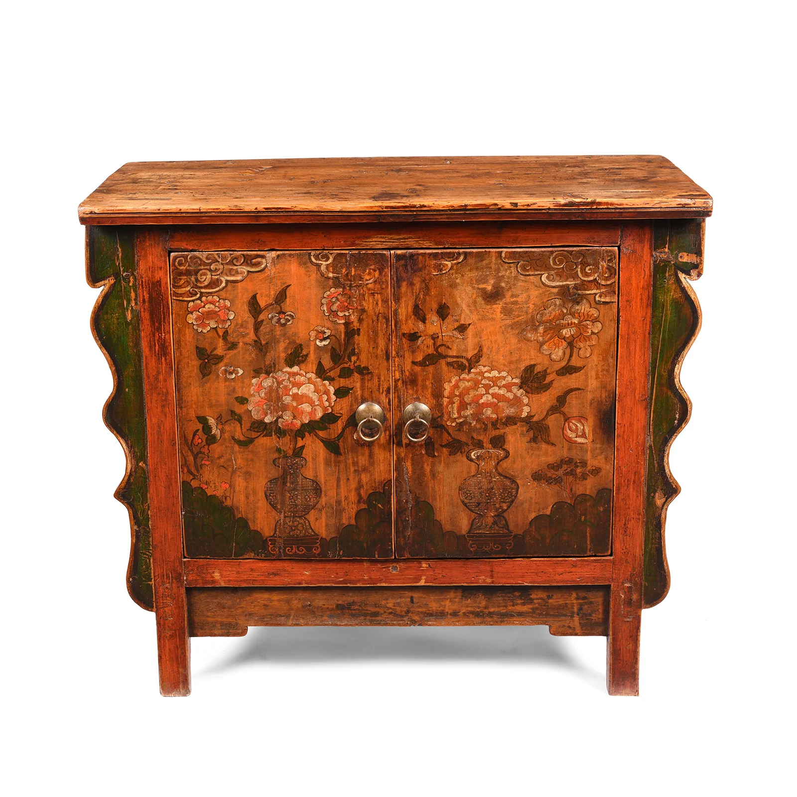 Painted Mongolian Cabinet - 18th Century
