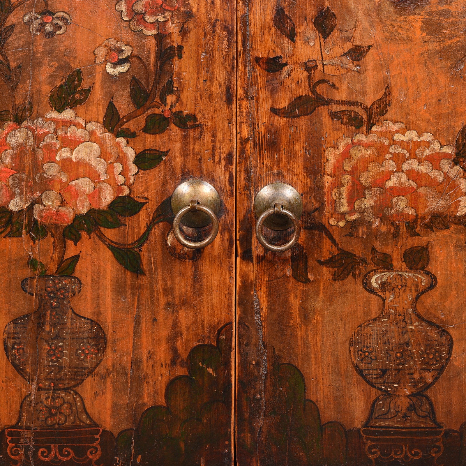 Painted Mongolian Cabinet - 18th Century - Image 5