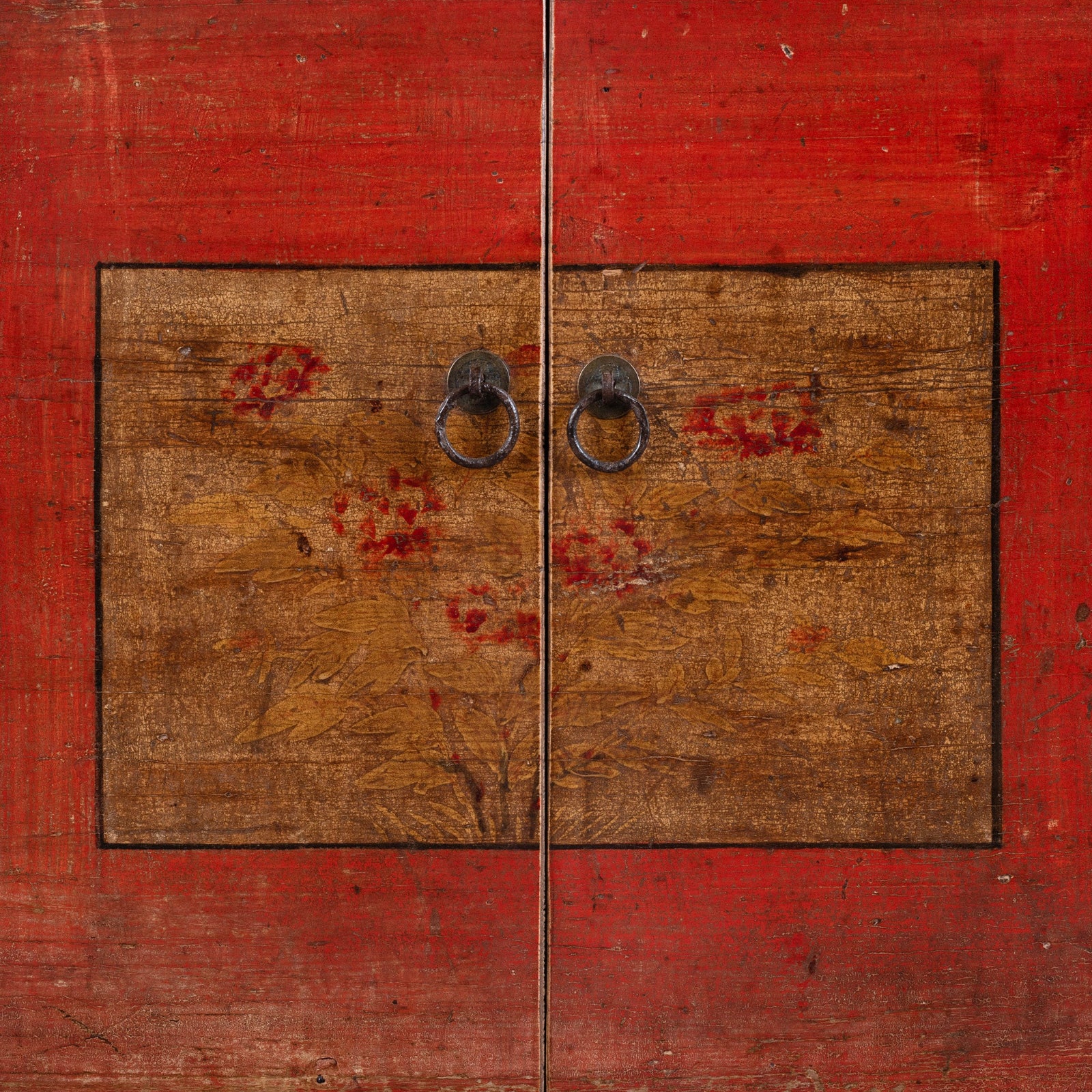 Painted Mongolian Grain Store Sideboard - 19th Century - Image 3
