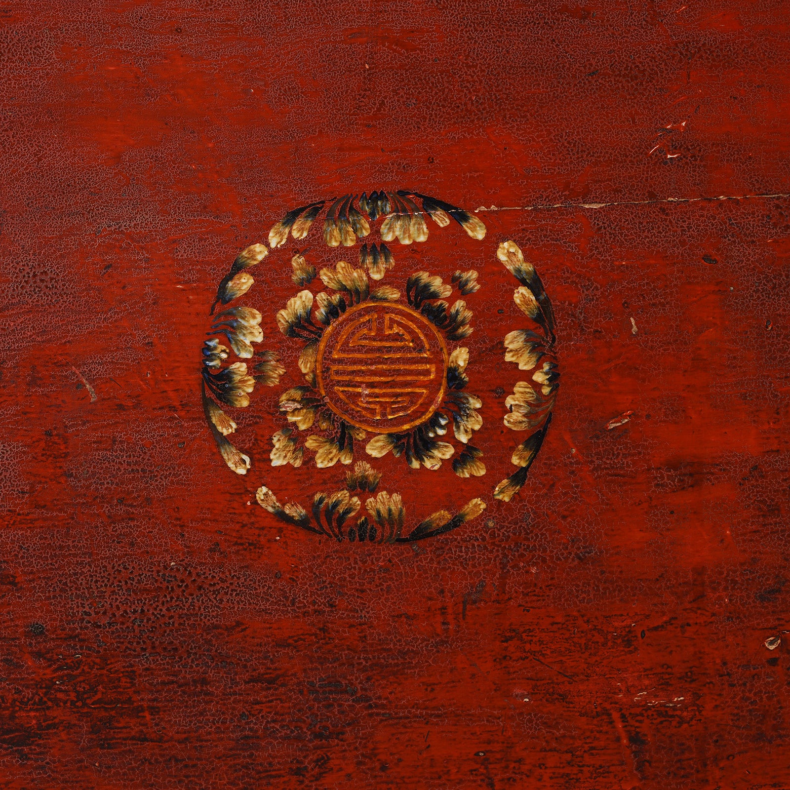 Painted Mongolian Grain Store Sideboard - 19th Century - Image 5