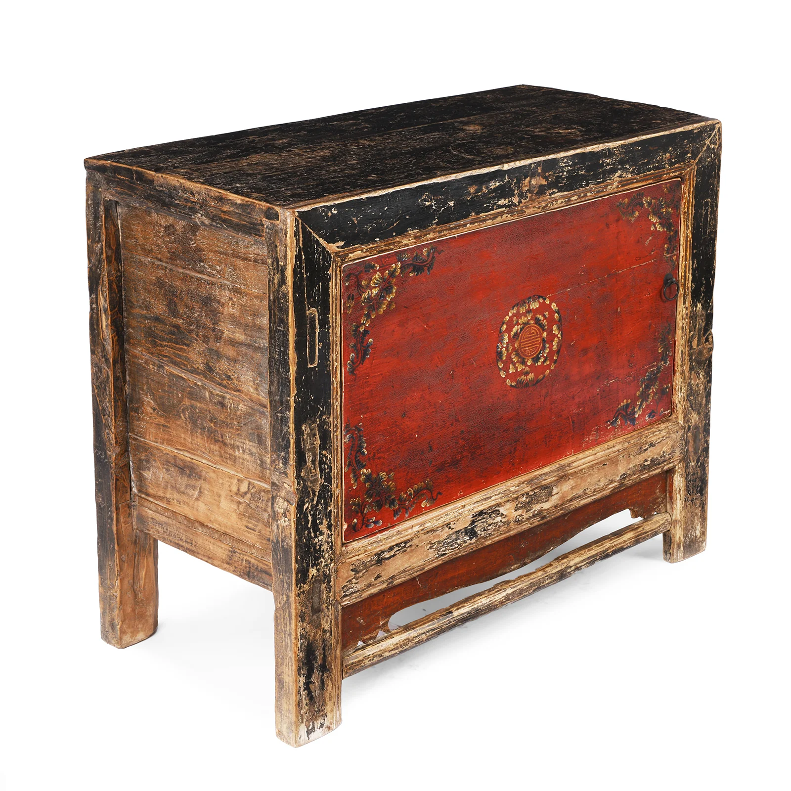 Painted Mongolian Grain Store Sideboard - 19th Century - Image 7