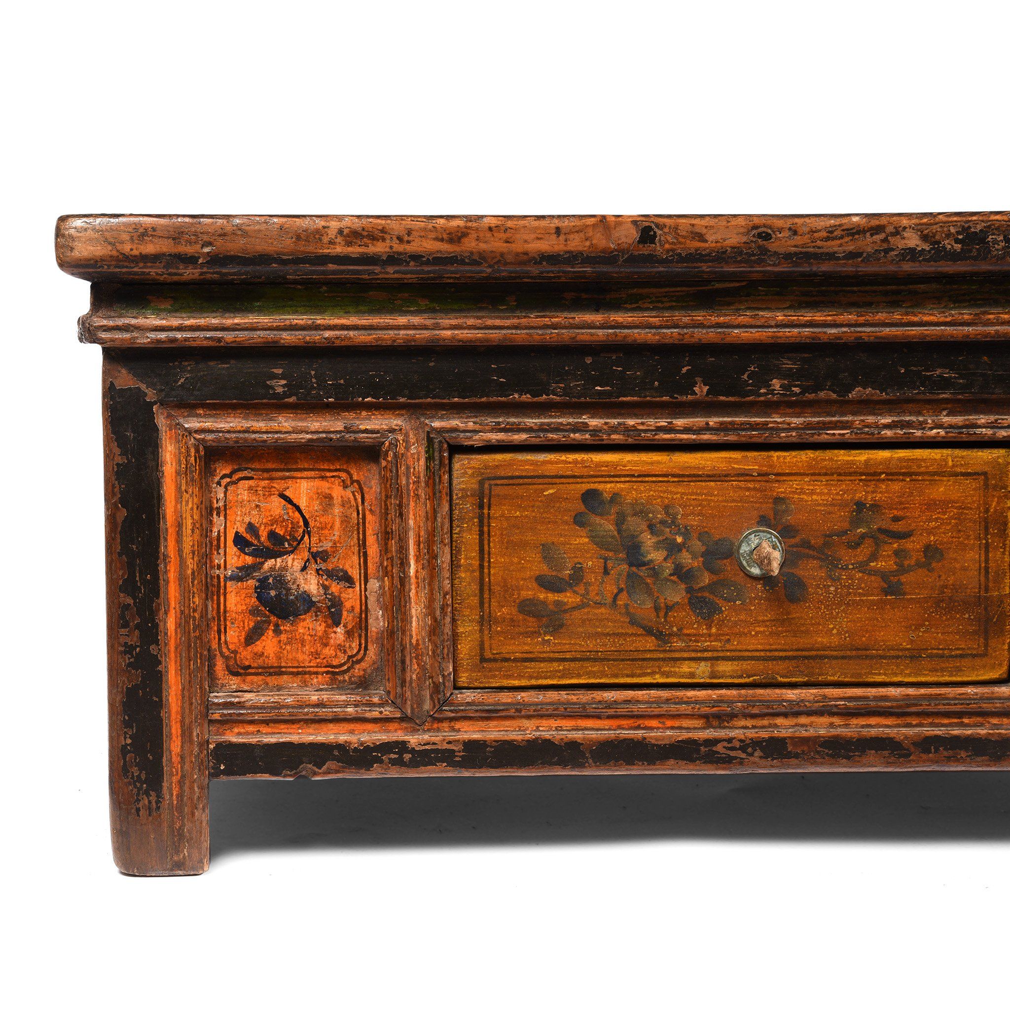 Painted Mongolian Prayer Table - 19thC - Image 7