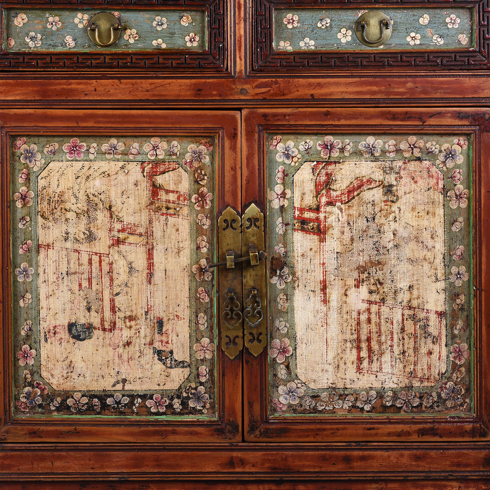 Painted Mongolian Sideboard - 19th Century - Image 6