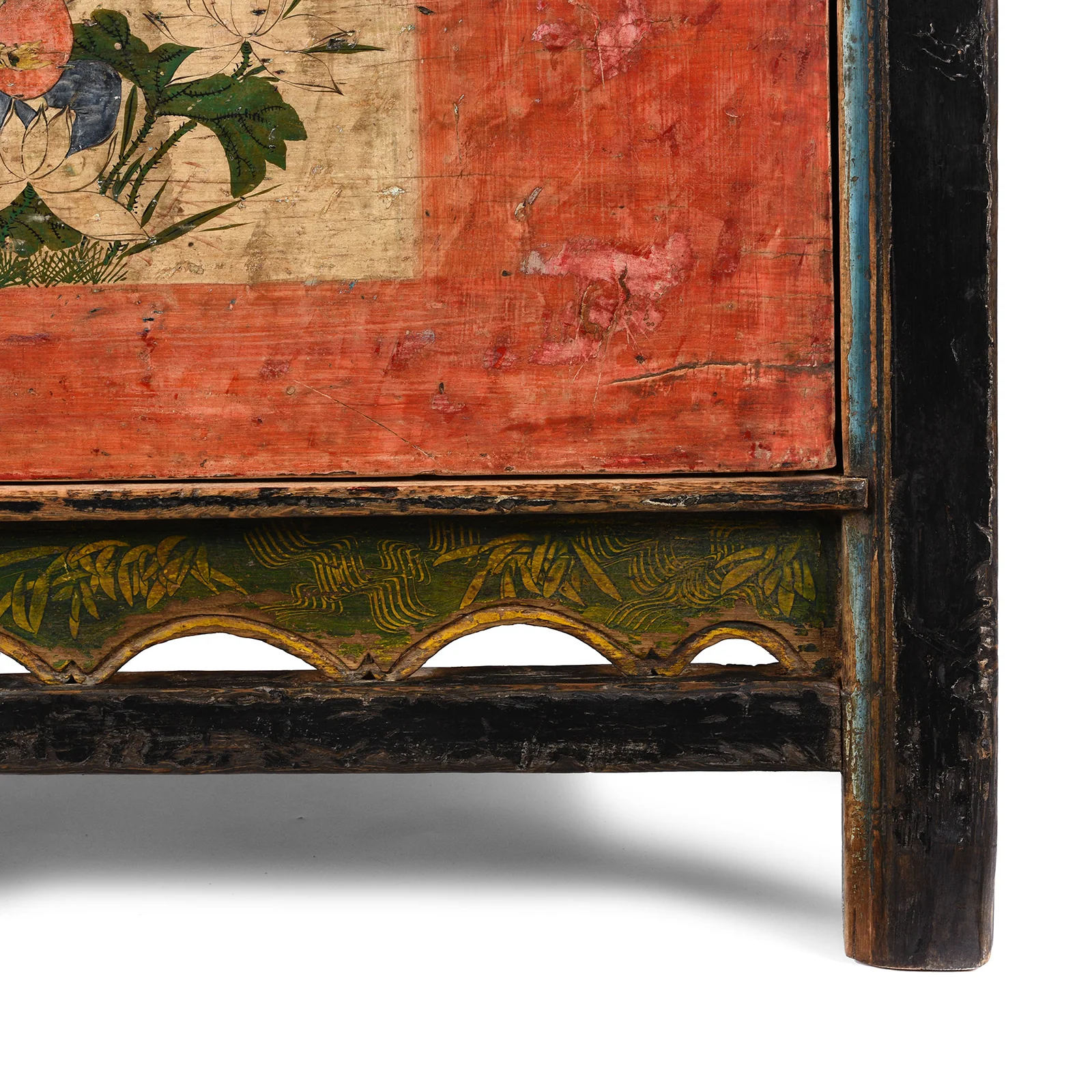 Painted Gansu Side Cabinet - Late 19th Century - Image 6