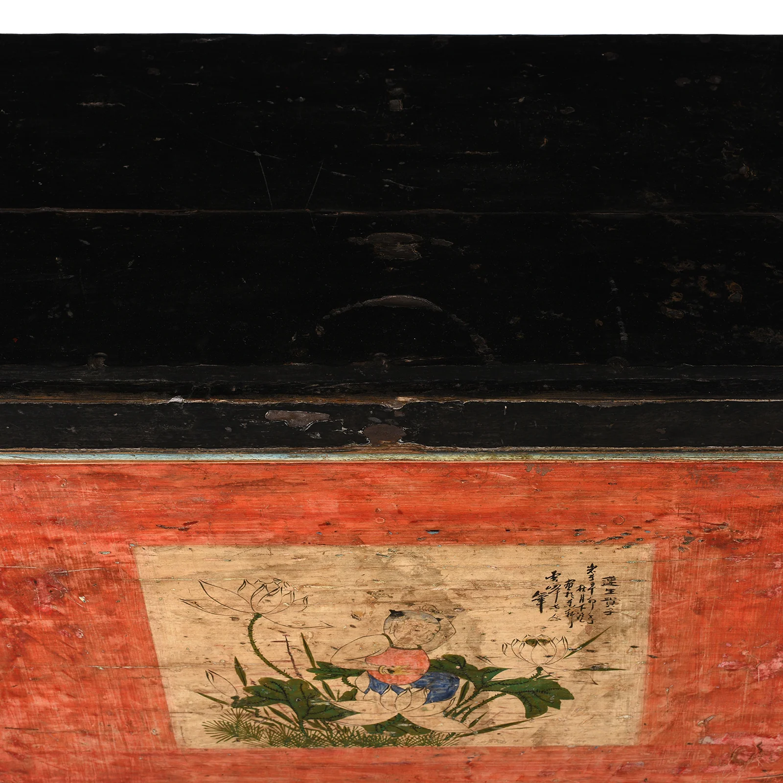 Painted Gansu Side Cabinet - Late 19th Century - Image 9