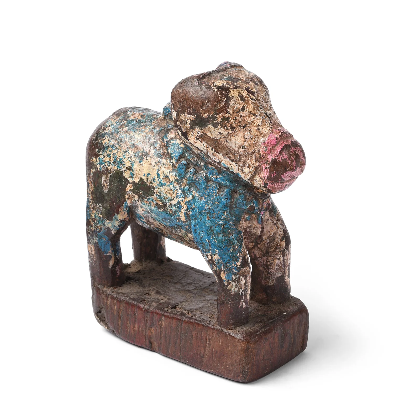 Painted Nandi Bull Toy From Andhra Pradesh - Ca 1950's - Image 2