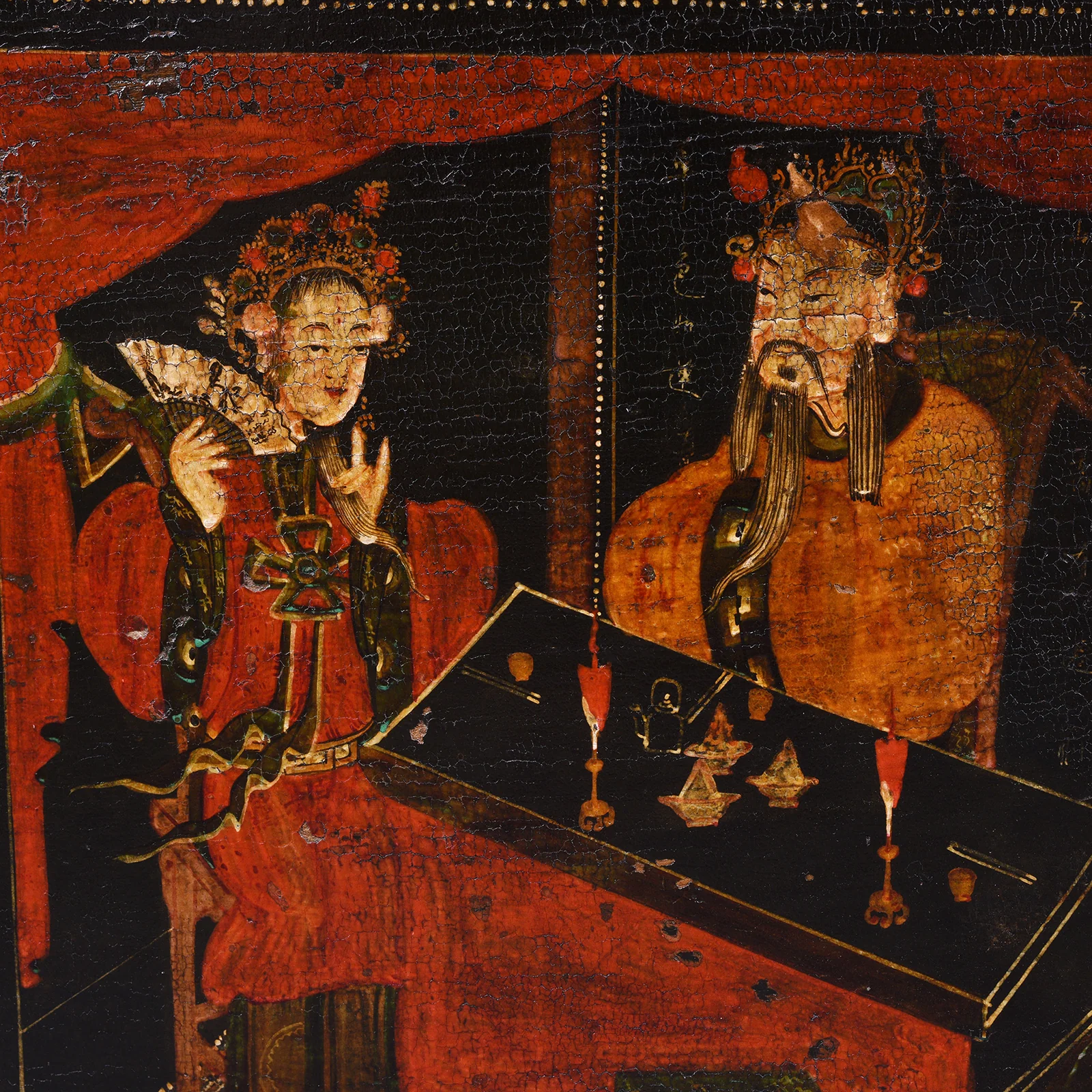 Painted Opera Chest From Shanxi - 19th Century - Image 8