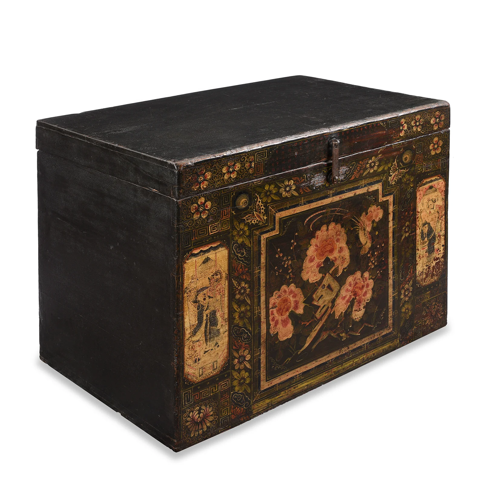 Painted Opera Chest From Shanxi - 19th Century - Image 3