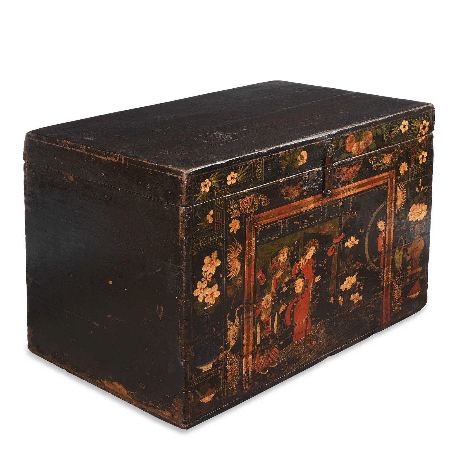 Painted Opera Chest From Shanxi - 19th Century - Image 3