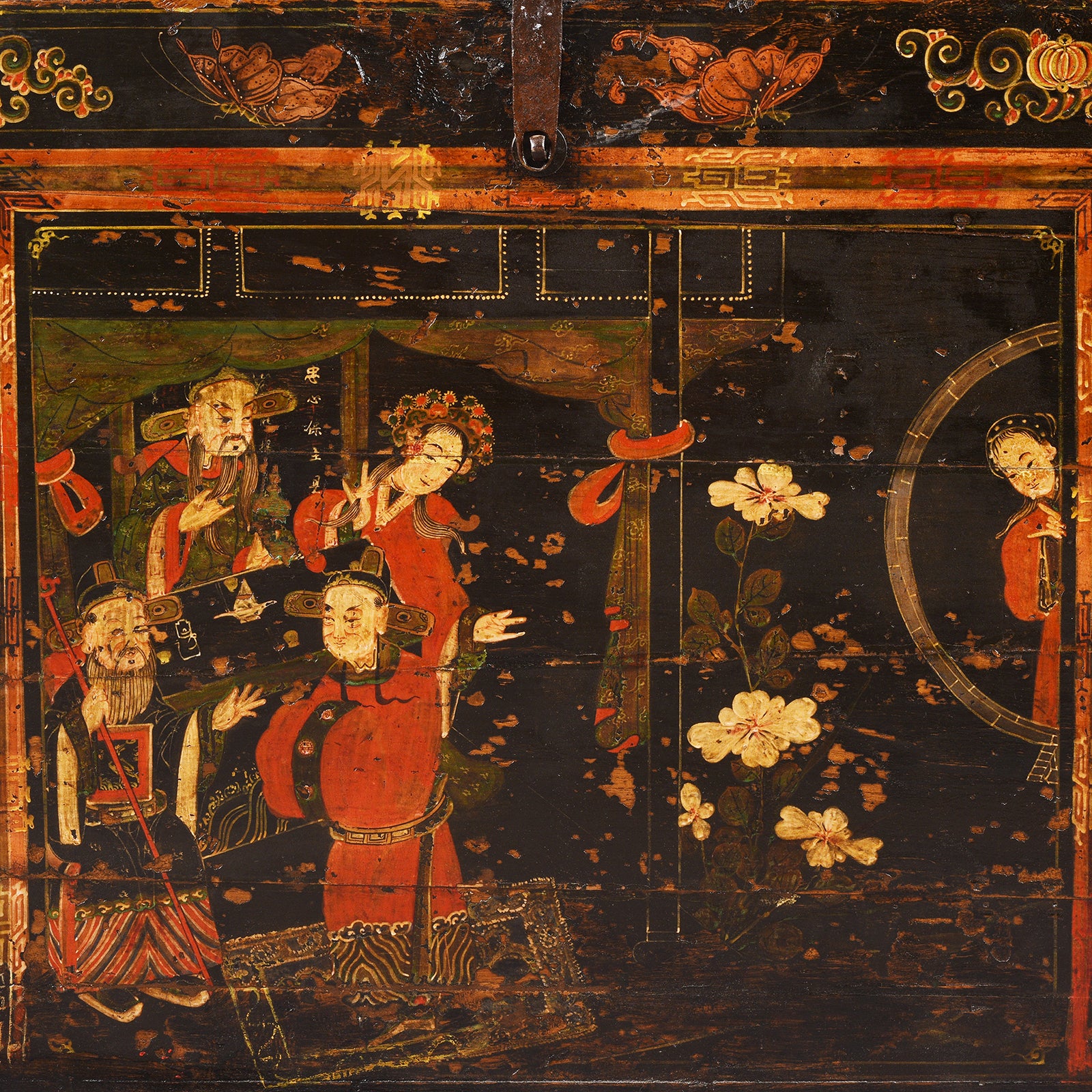 Painted Opera Chest From Shanxi - 19th Century - Image 4
