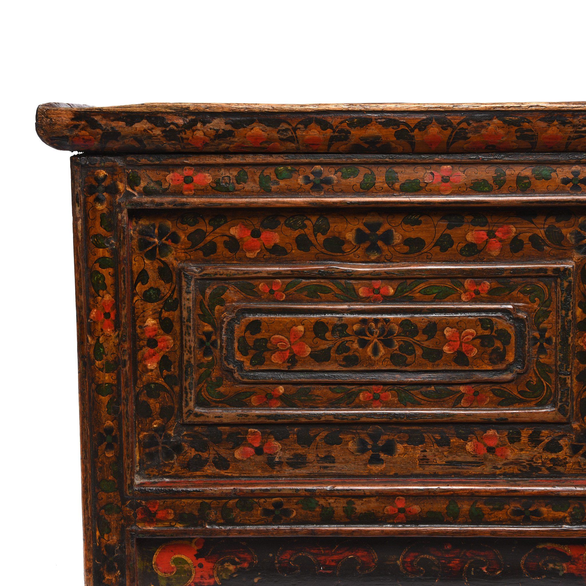 Painted Choksar Prayer Table from Tibet - 19thC - Image 2
