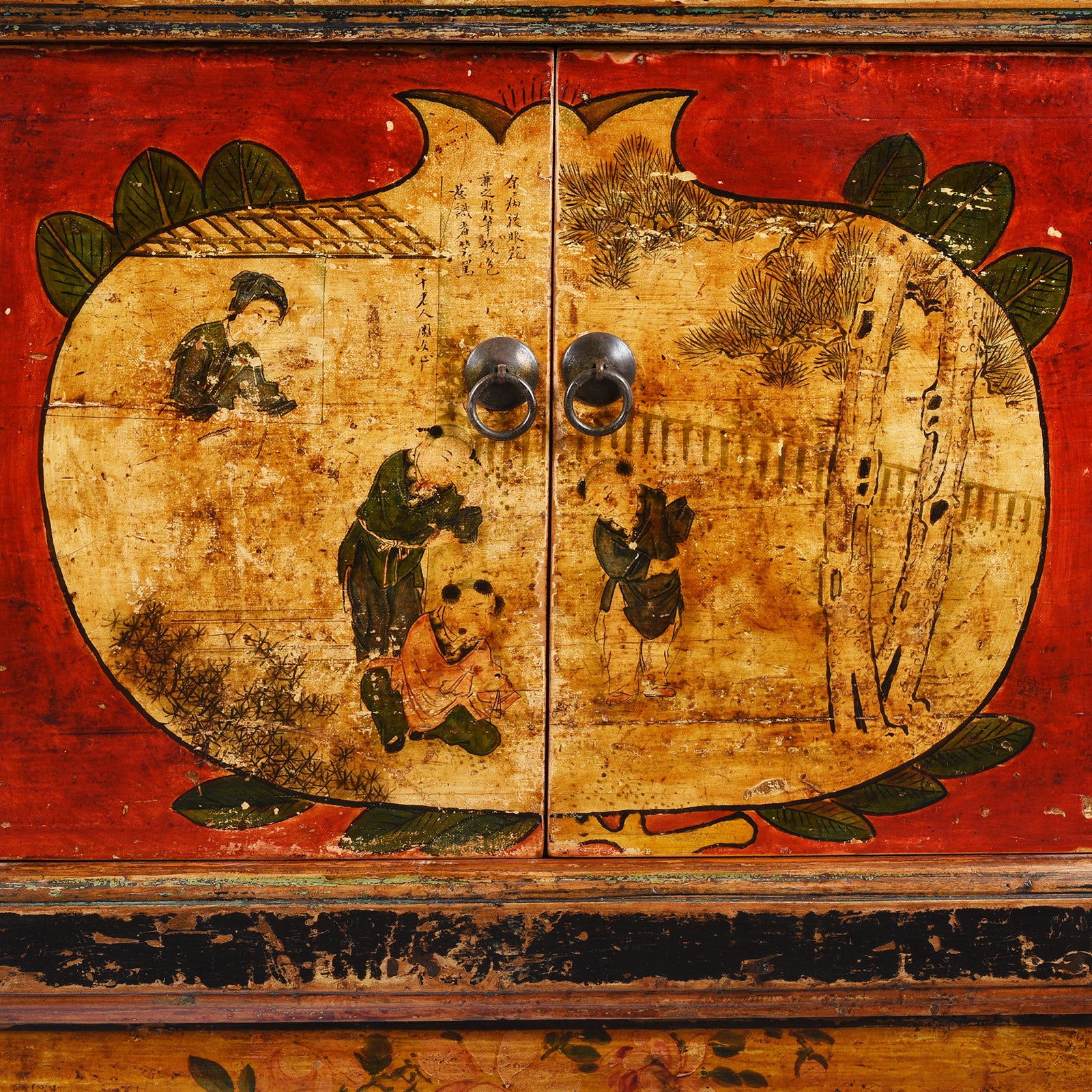 Painted Mongolian Sideboard - 19th Century - Image 8