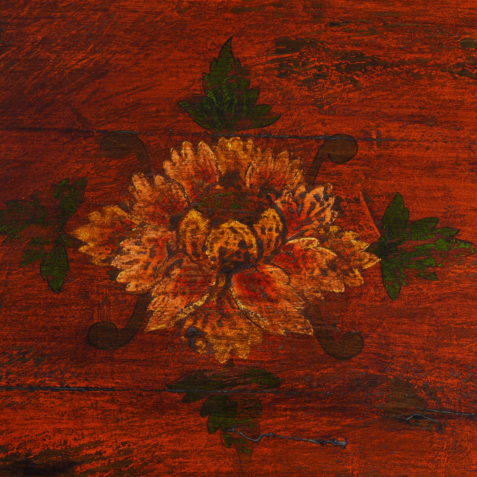 Reproduction Painted Tibetan Cabinet - Image 10