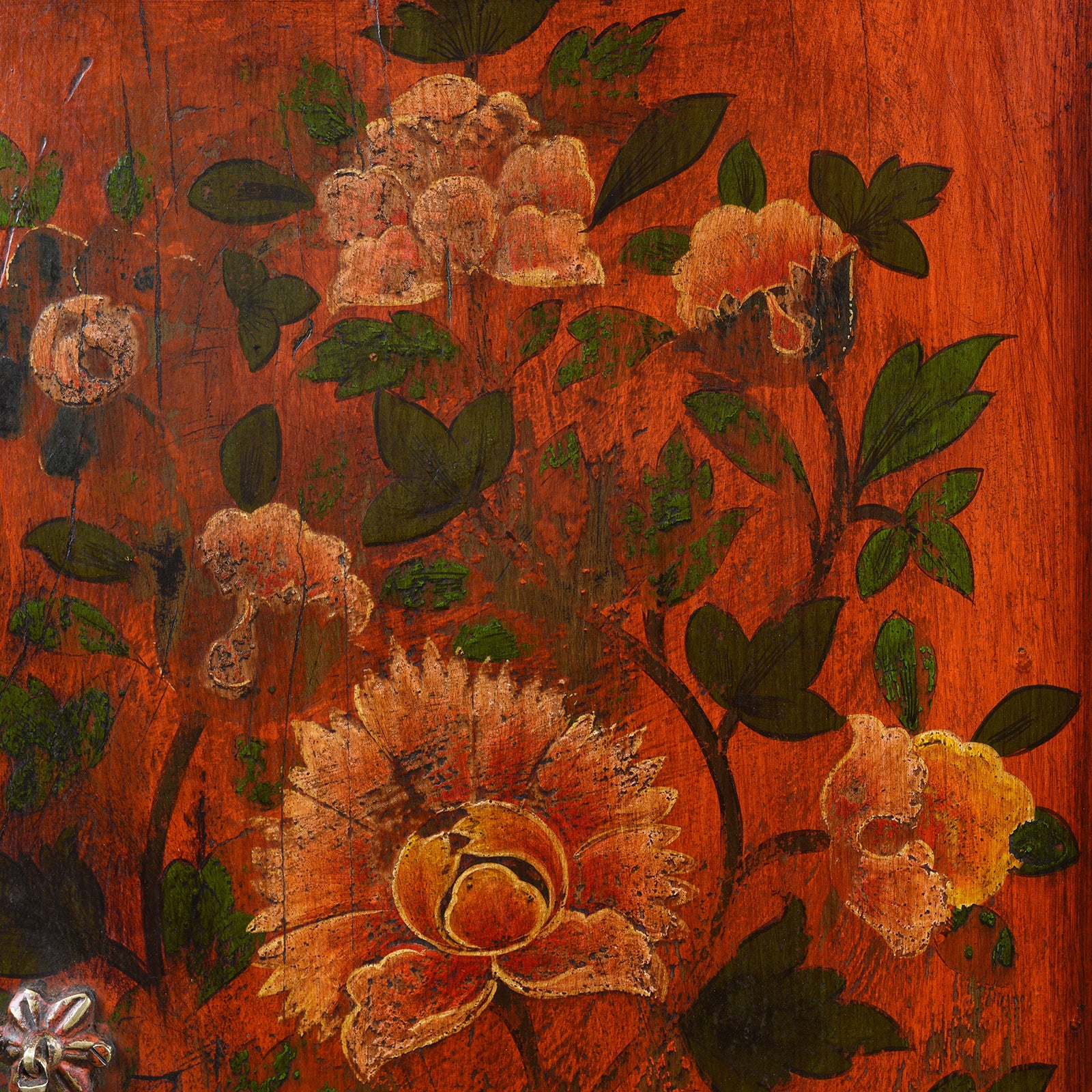 Reproduction Painted Tibetan Cabinet - Image 7