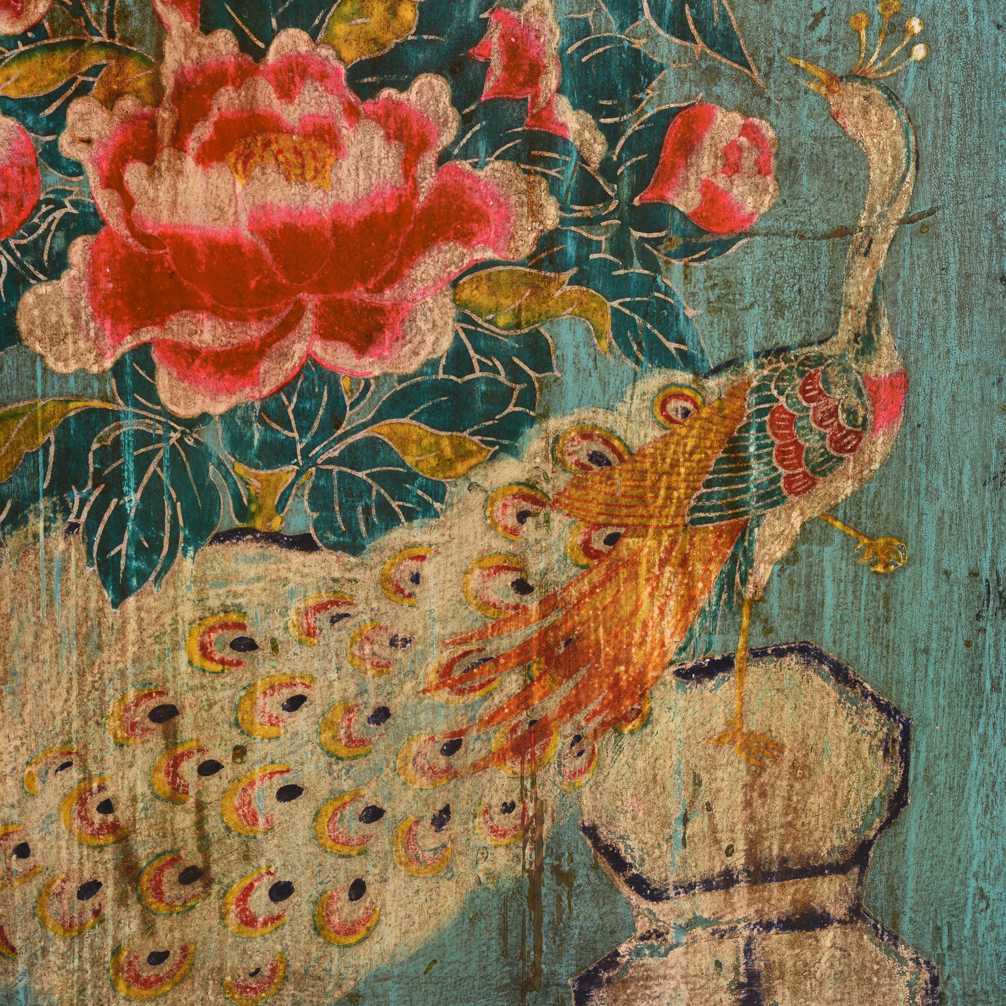 Painted Sideboard From Mongolia - Ca 1930's - Image 11
