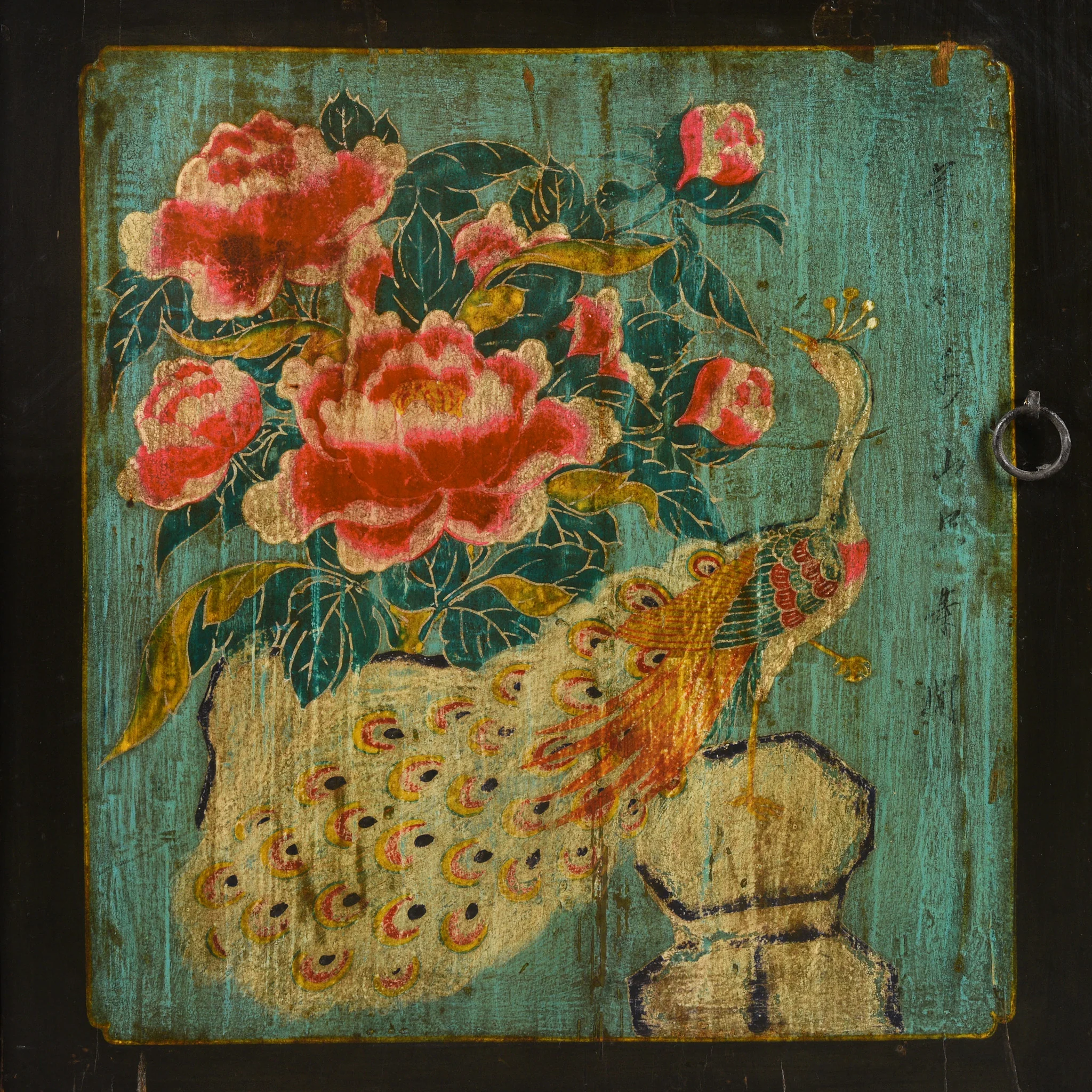 Painted Sideboard From Mongolia - Ca 1930's - Image 7