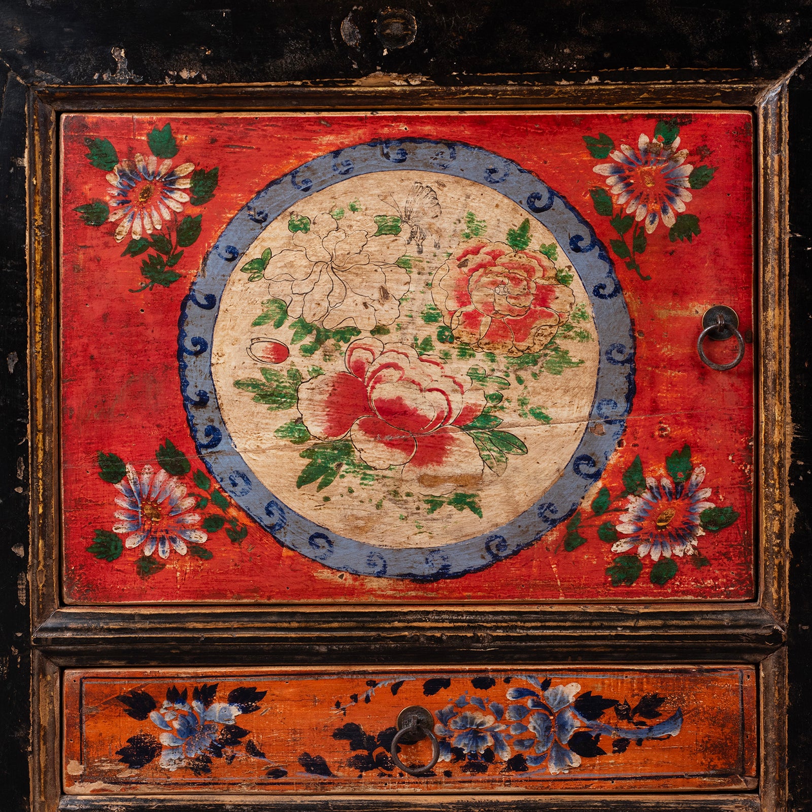 Painted Sideboard From Mongolia - 19th Century - Image 10