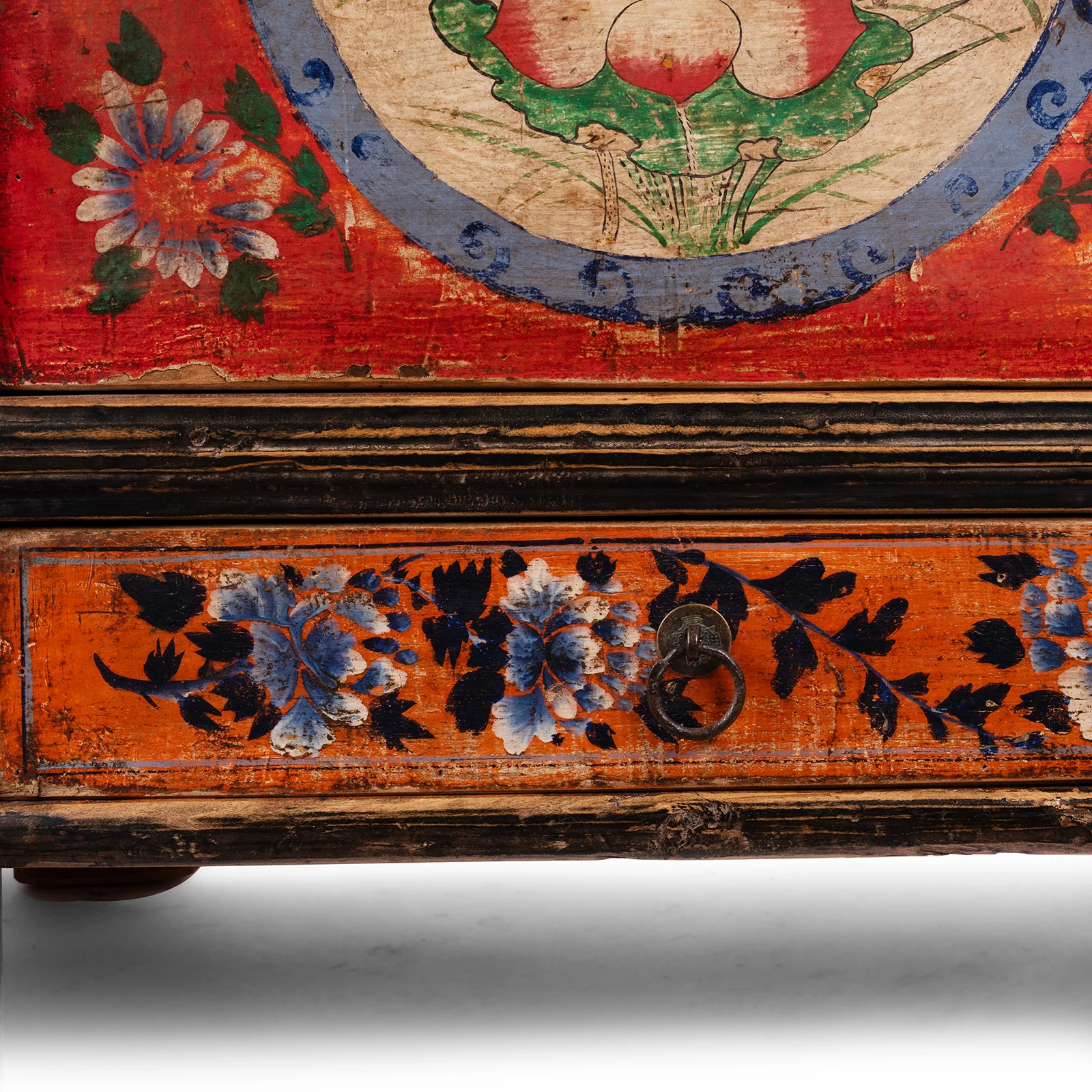 Painted Sideboard From Mongolia - 19th Century - Image 6