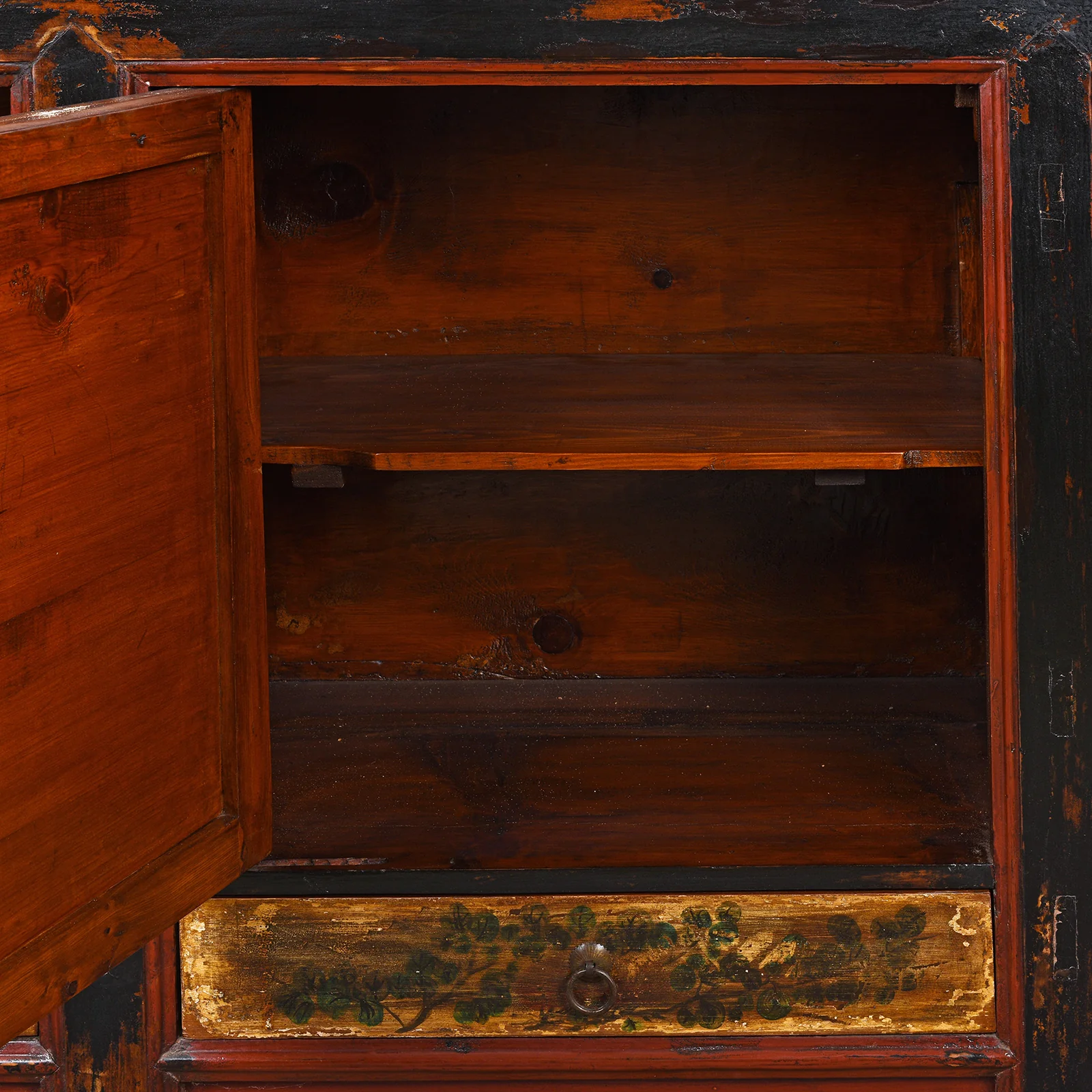 Painted Sideboard From Mongolia - 19th Century - Image 8