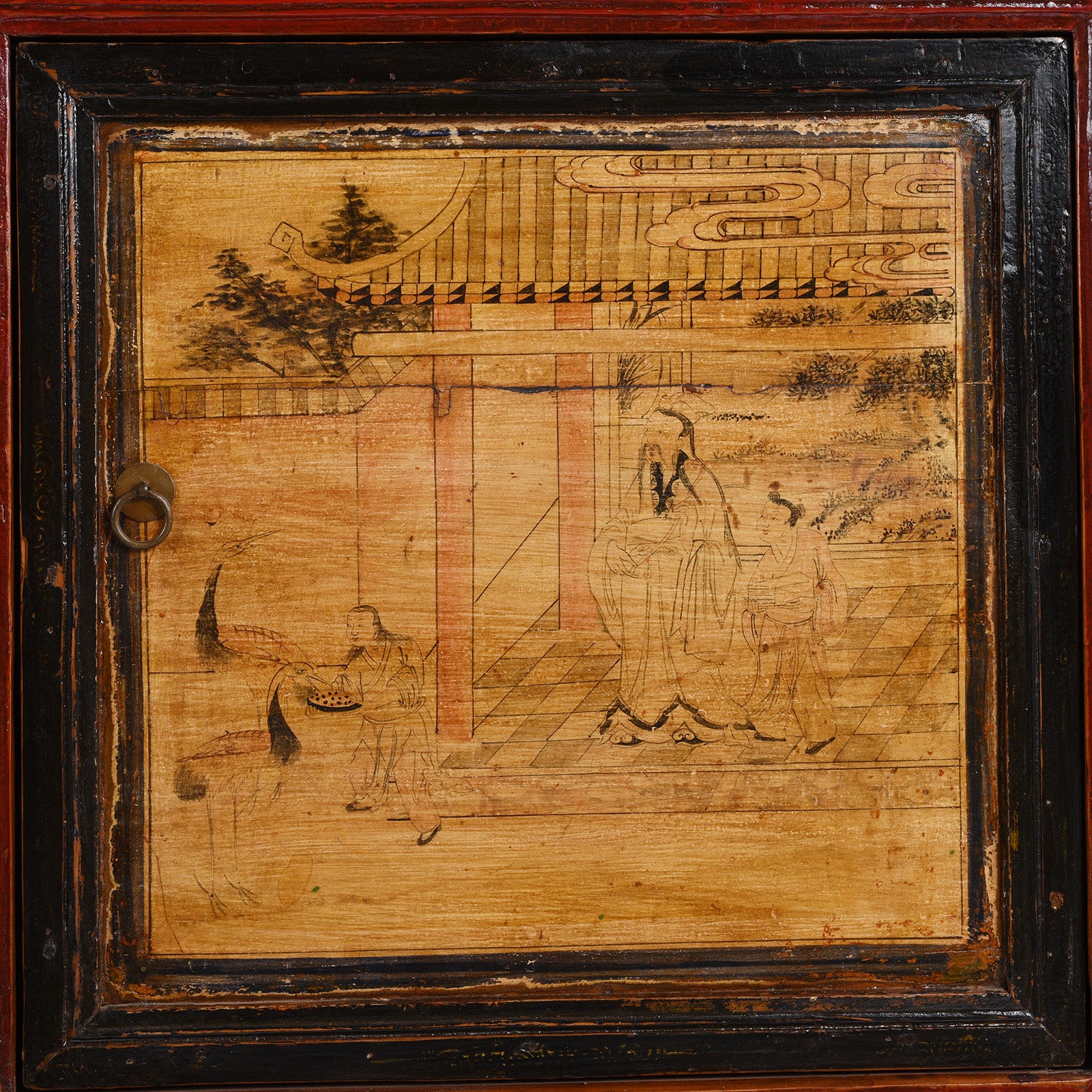 Painted Sideboard From Qinghai - 19th Century - Image 10