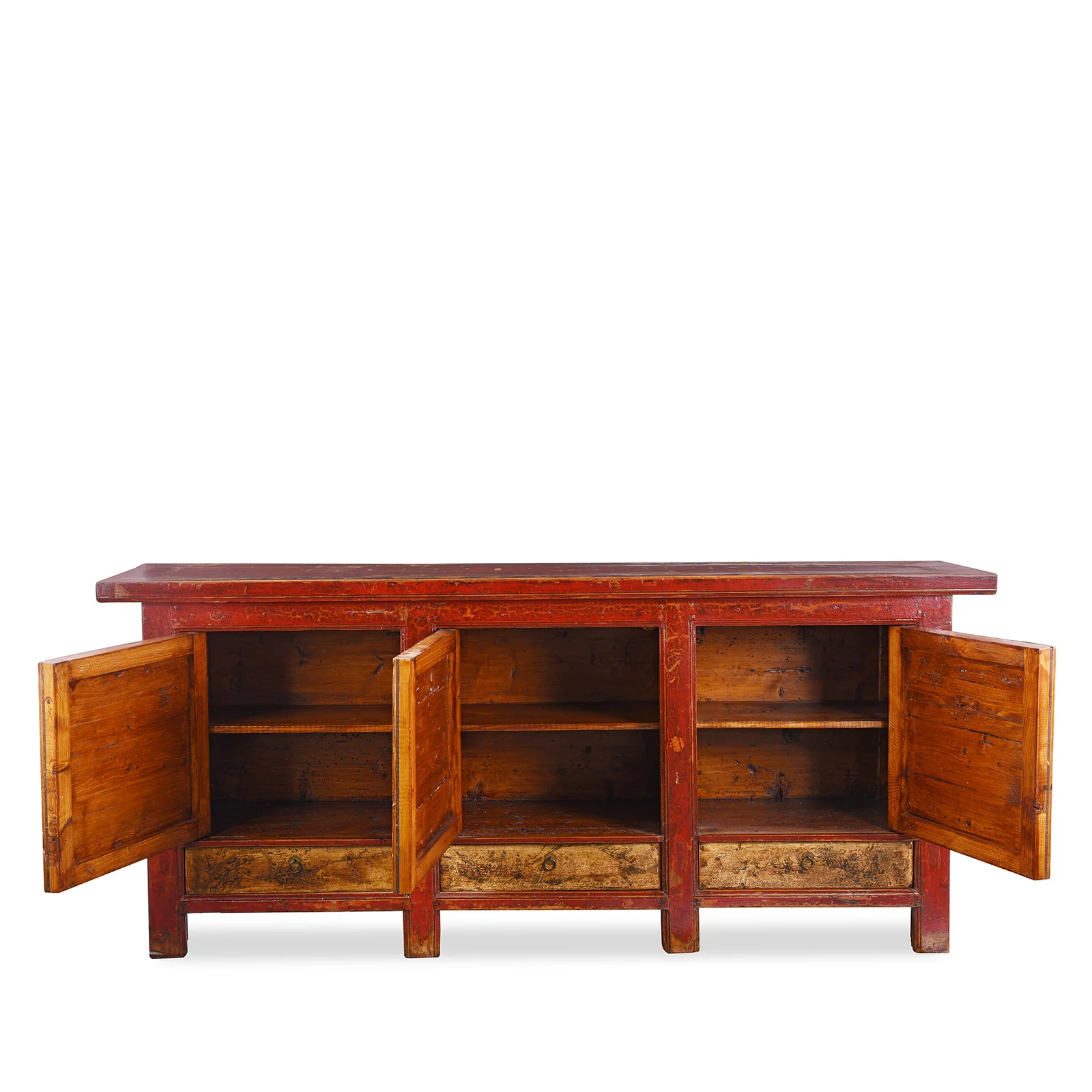 Painted Sideboard From Qinghai - 19th Century - Image 3