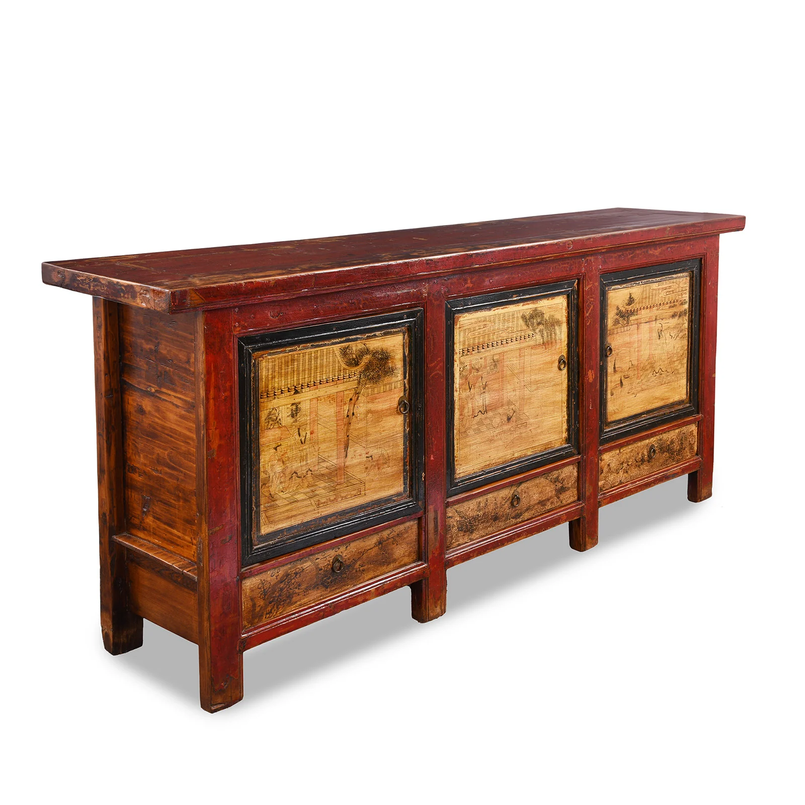 Painted Sideboard From Qinghai - 19th Century - Image 5
