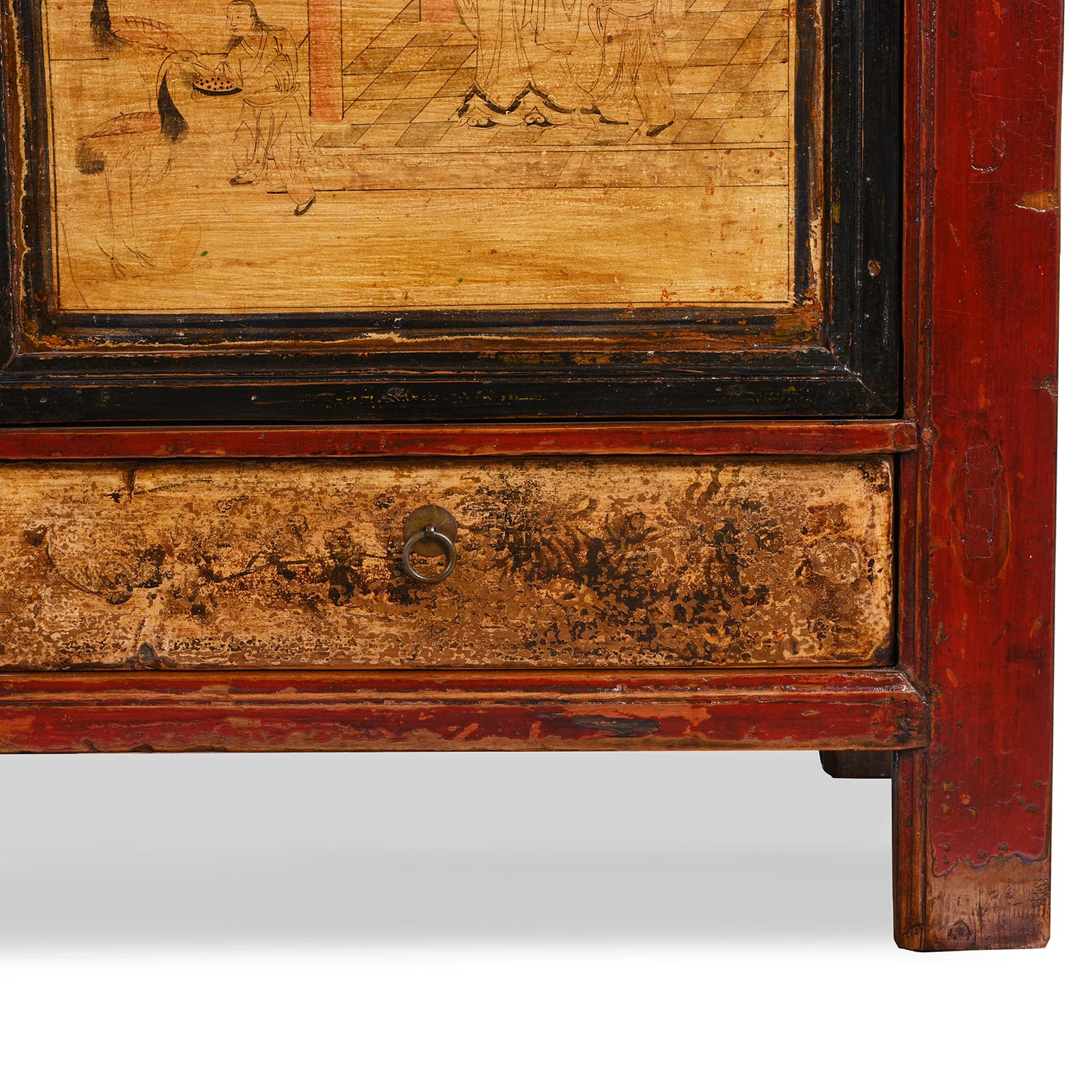 Painted Sideboard From Qinghai - 19th Century - Image 9