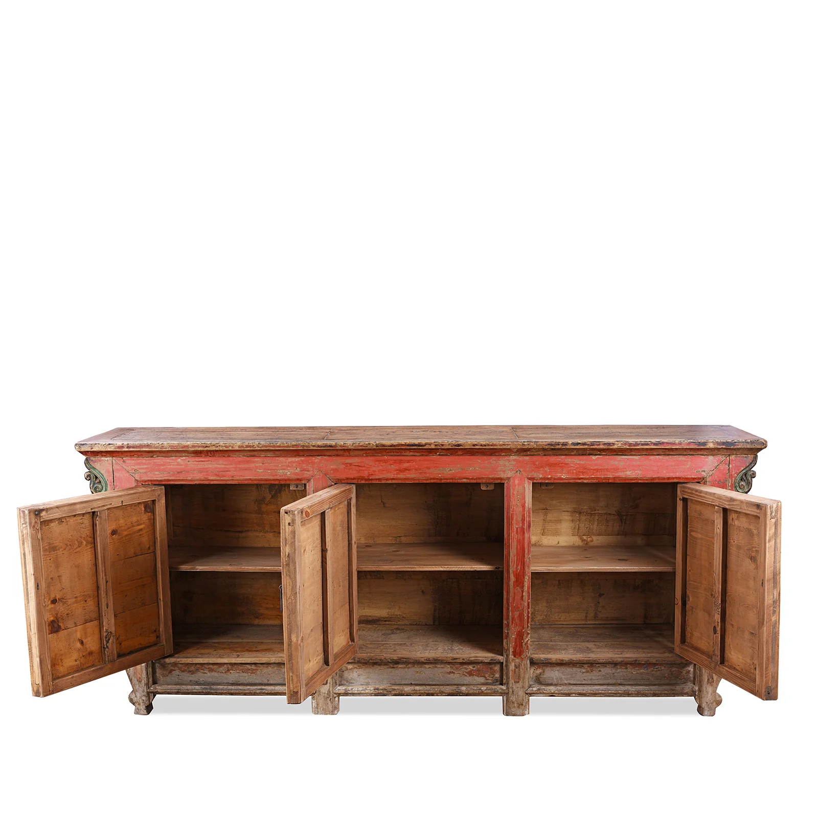 Painted Sideboard From Qinghai Province - 19th Century - Image 3