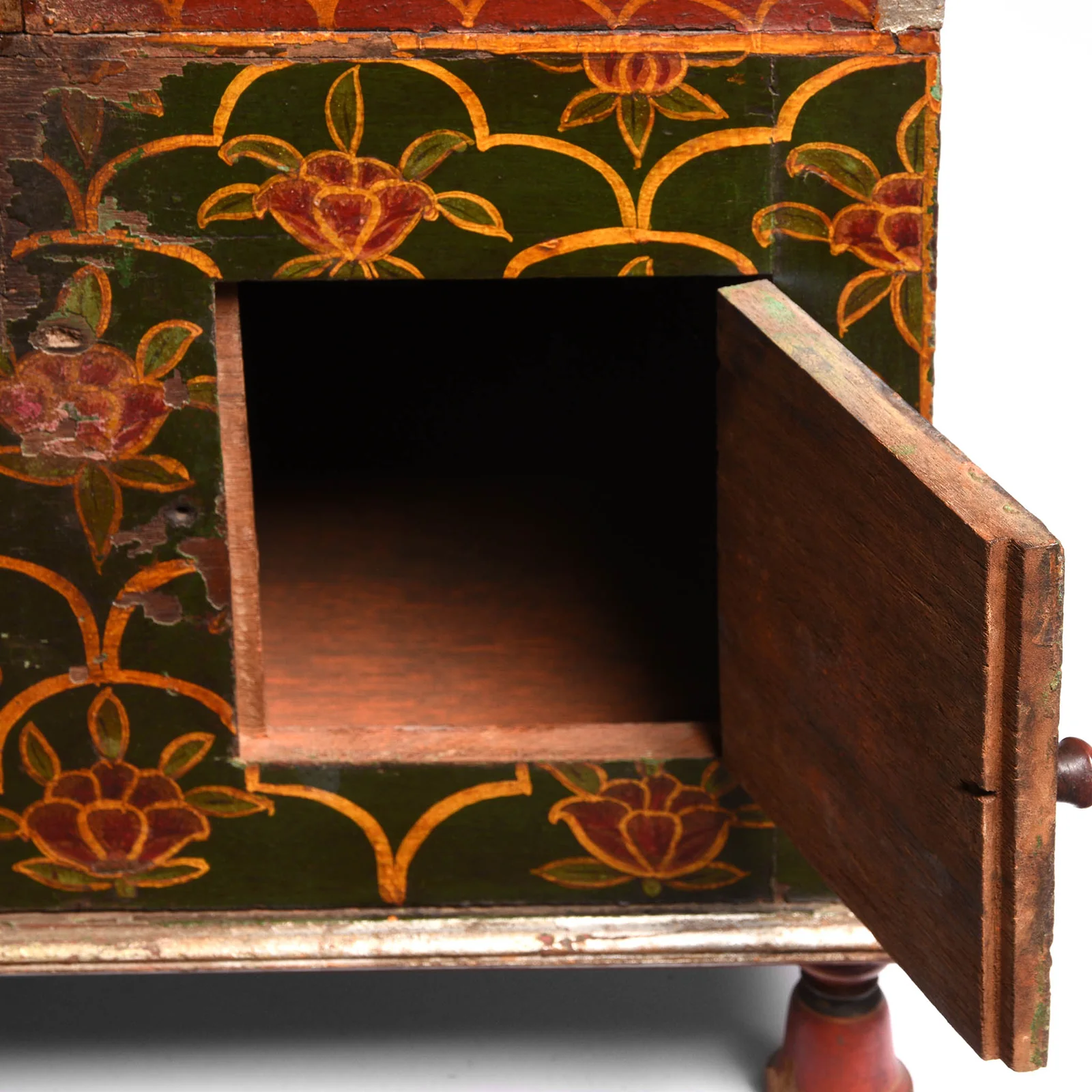 Painted Singhasan From Bikaner - 19th Century - Image 3