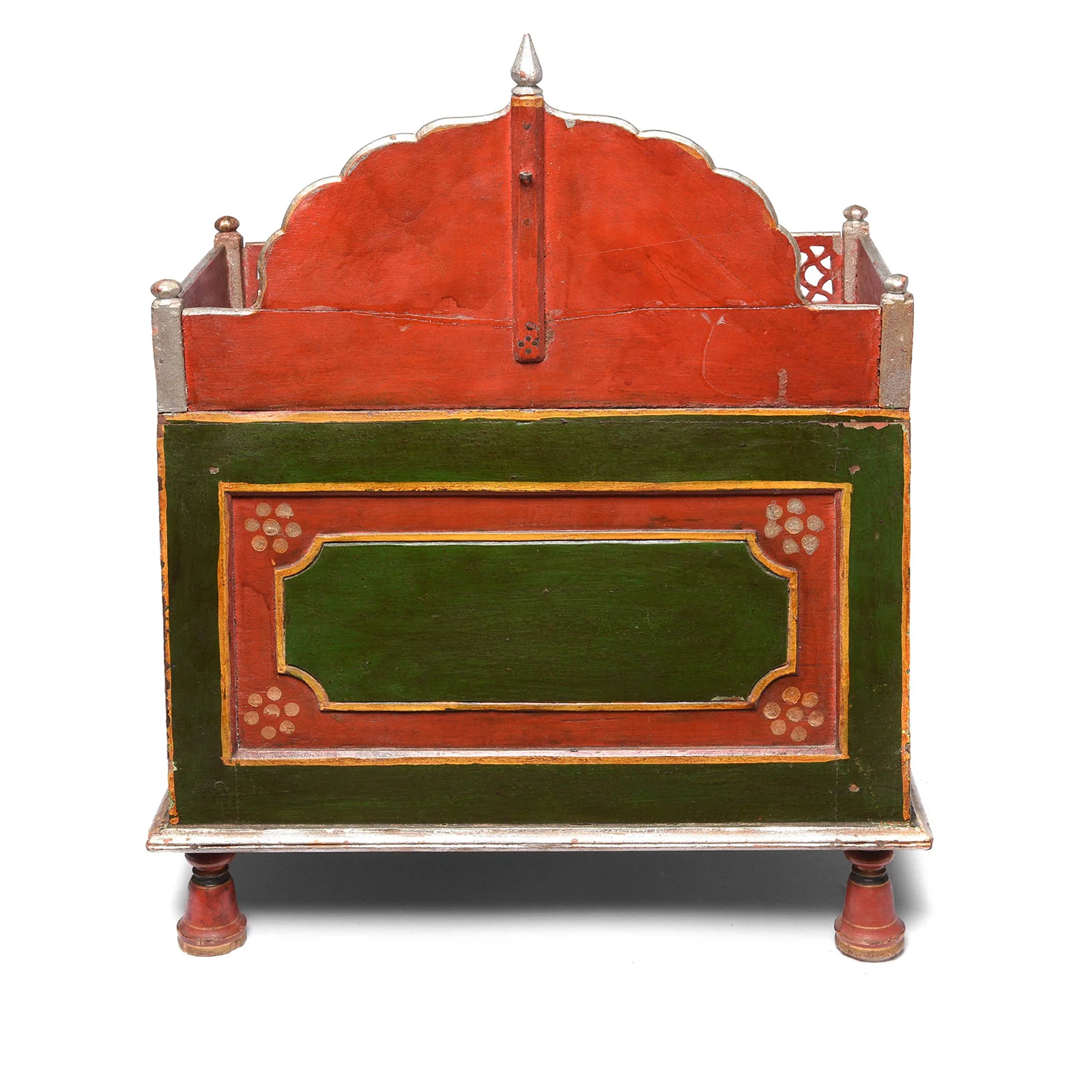 Painted Singhasan From Bikaner - 19th Century - Image 6