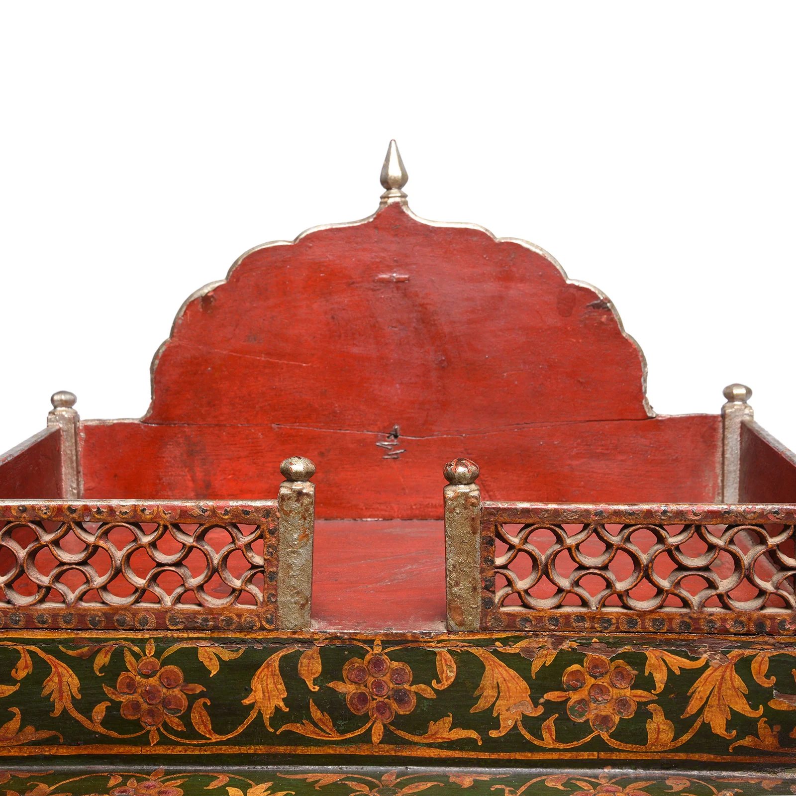 Painted Singhasan From Bikaner - 19th Century - Image 9