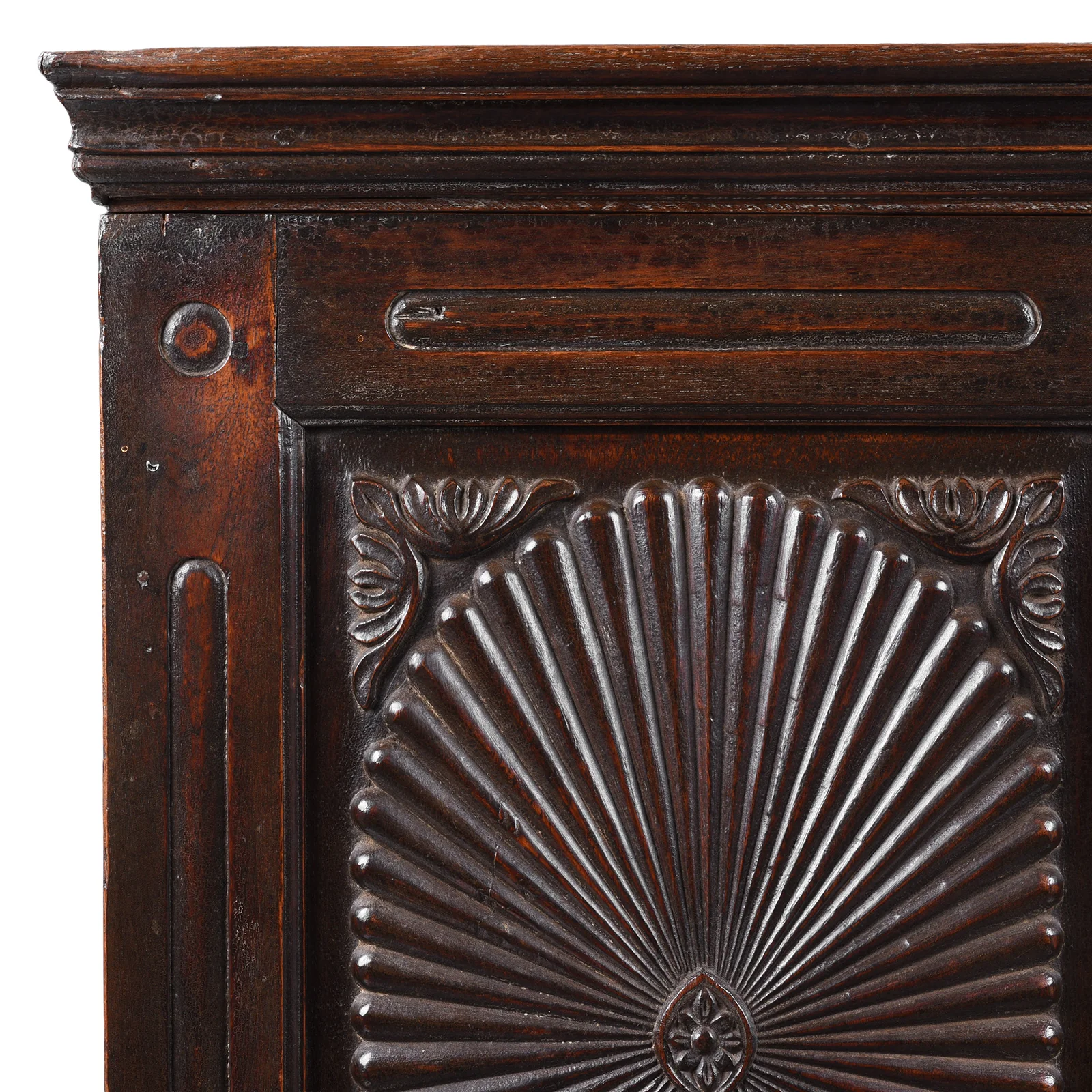 Indian Almirah Cabinet With Sunburst Panels – 19th Century - Image 2