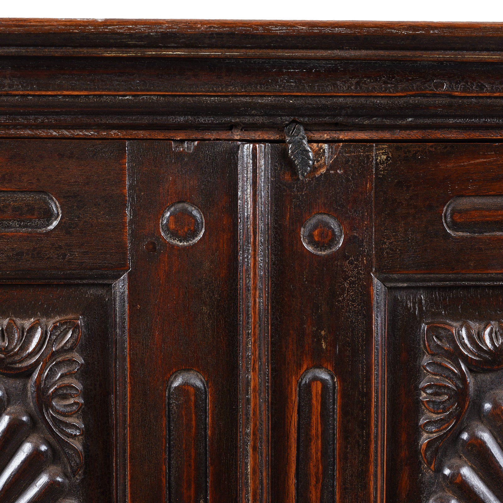Indian Almirah Cabinet With Sunburst Panels – 19th Century - Image 8