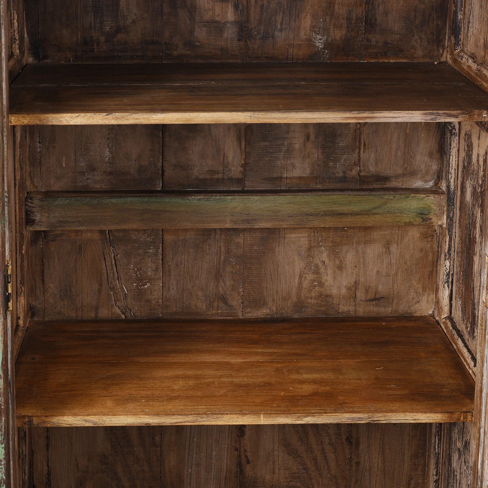 Limed Almirah Cabinet Made From Reclaimed Teak - Image 10