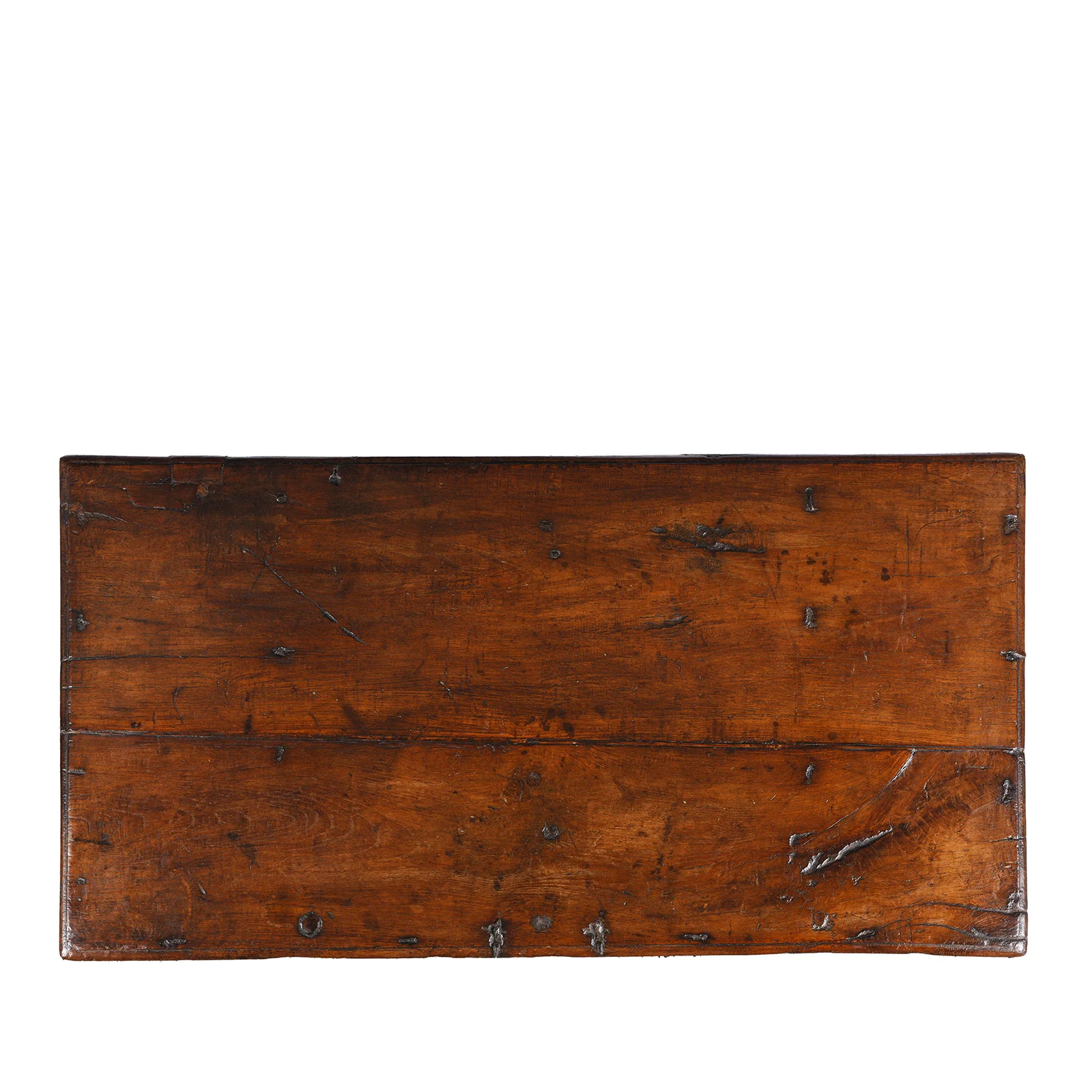 Painted Teak Chest From Gujarat - Late 19th Century - Image 7