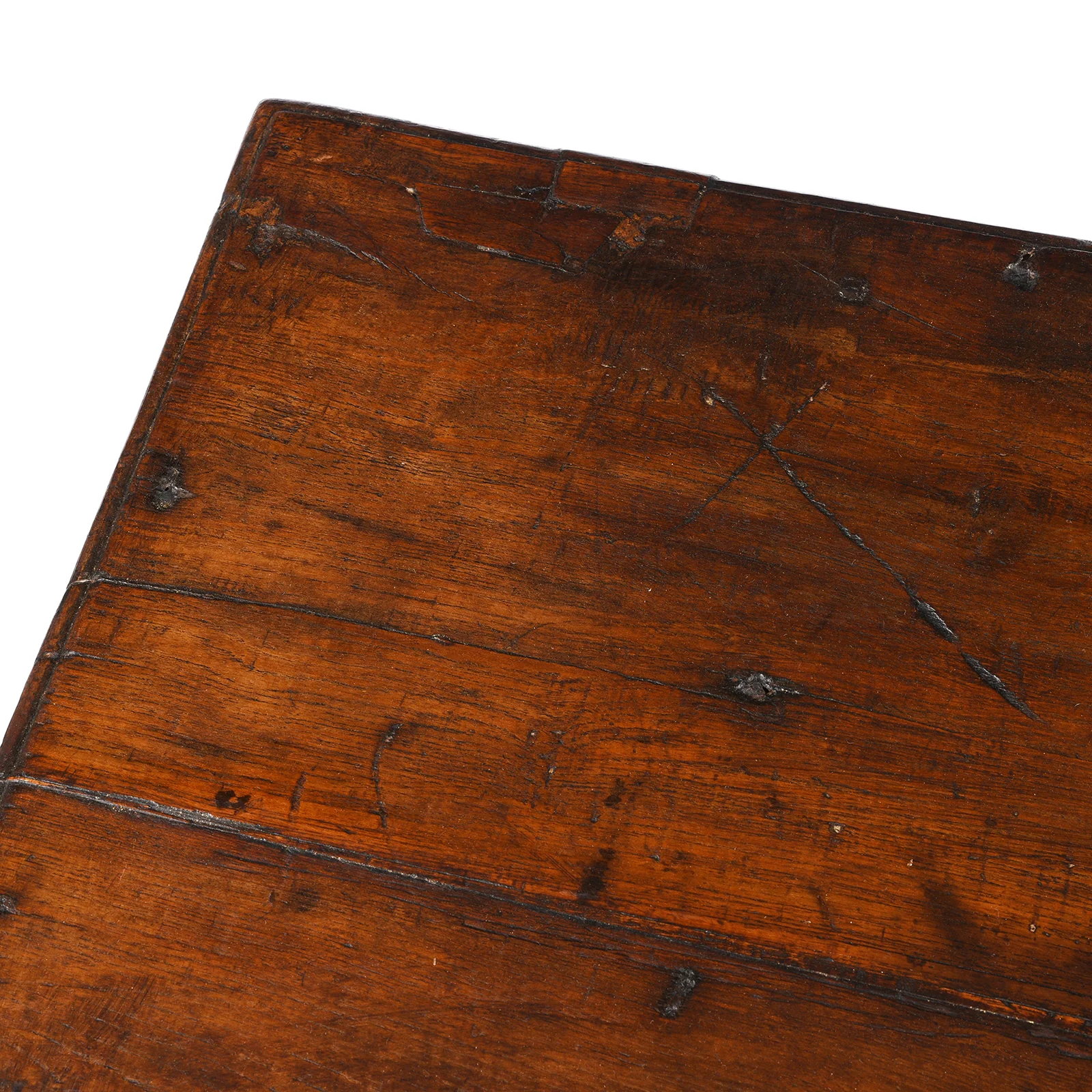 Painted Teak Chest From Gujarat - Late 19th Century - Image 8