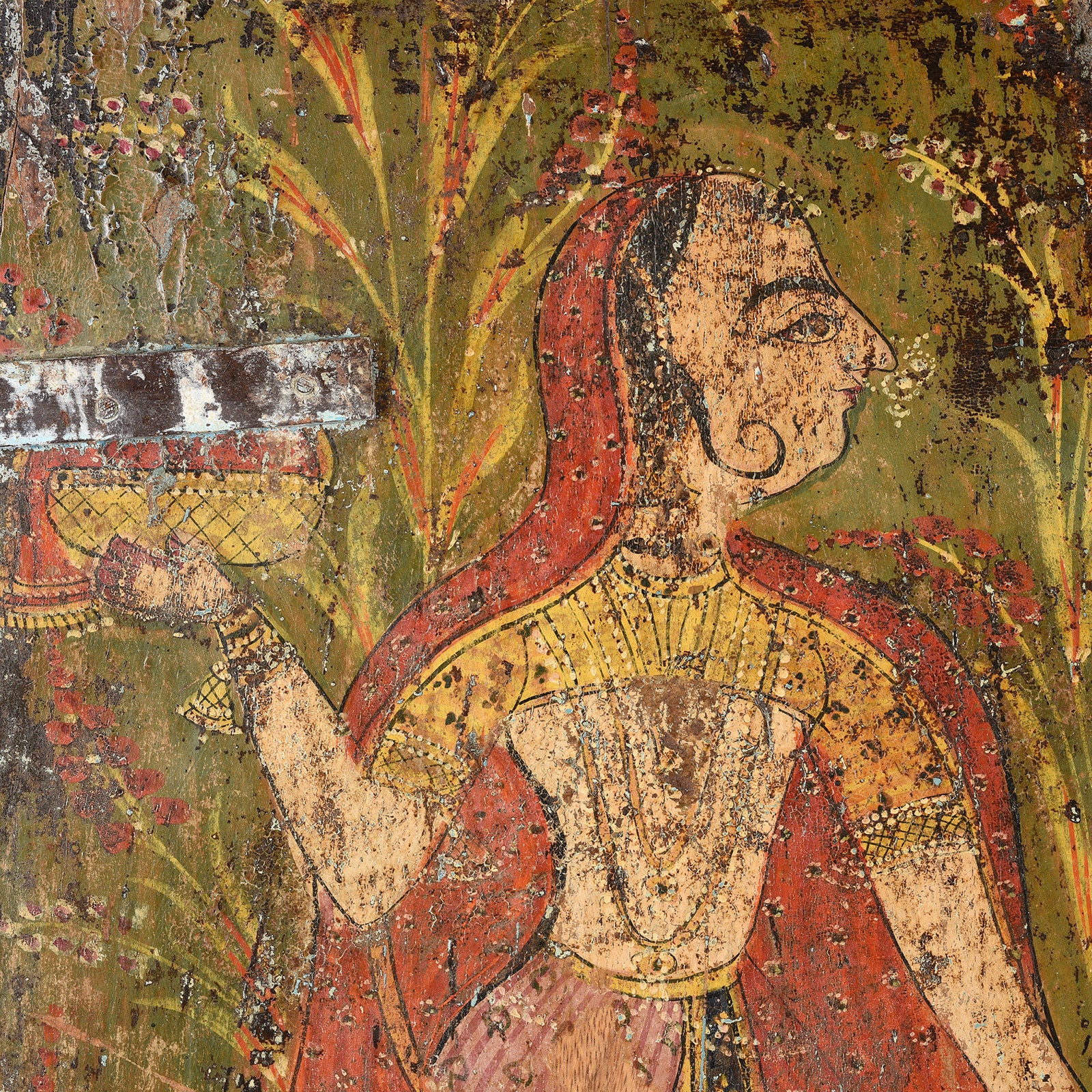 Painted Doors From Bundi - 18th Century - Image 6