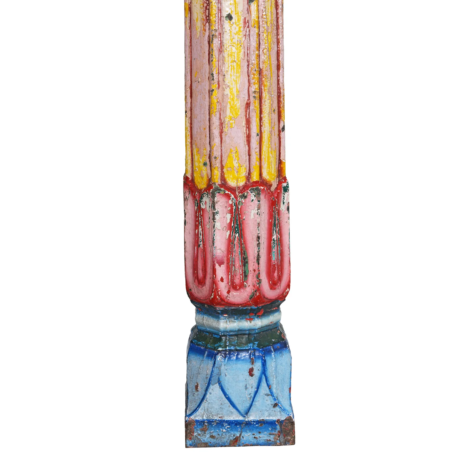 Painted Teak Double Arch From Maharashtra - 19th Century - Image 9