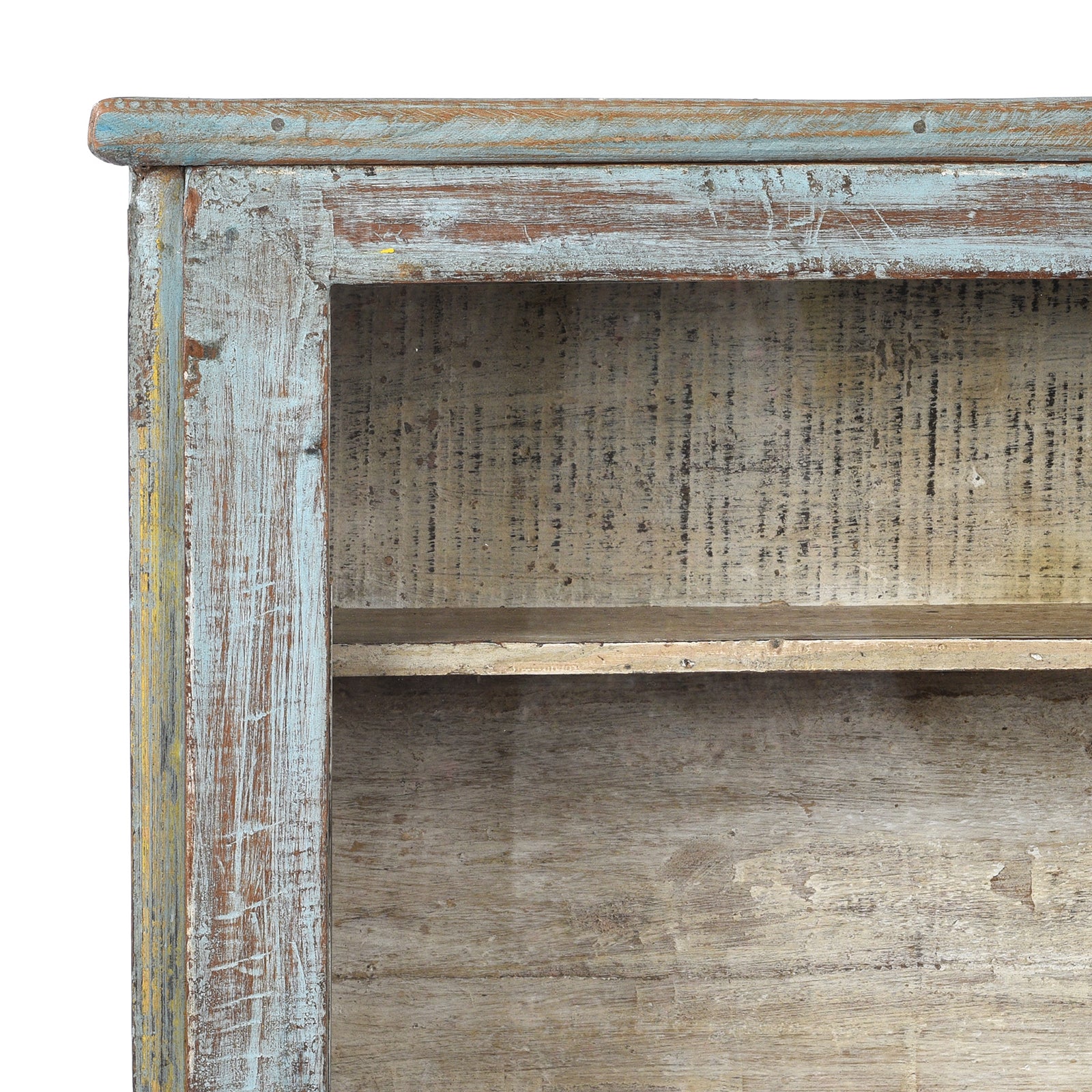 Painted Teak Glazed Wall Cabinet - Ca 1920 - Image 2