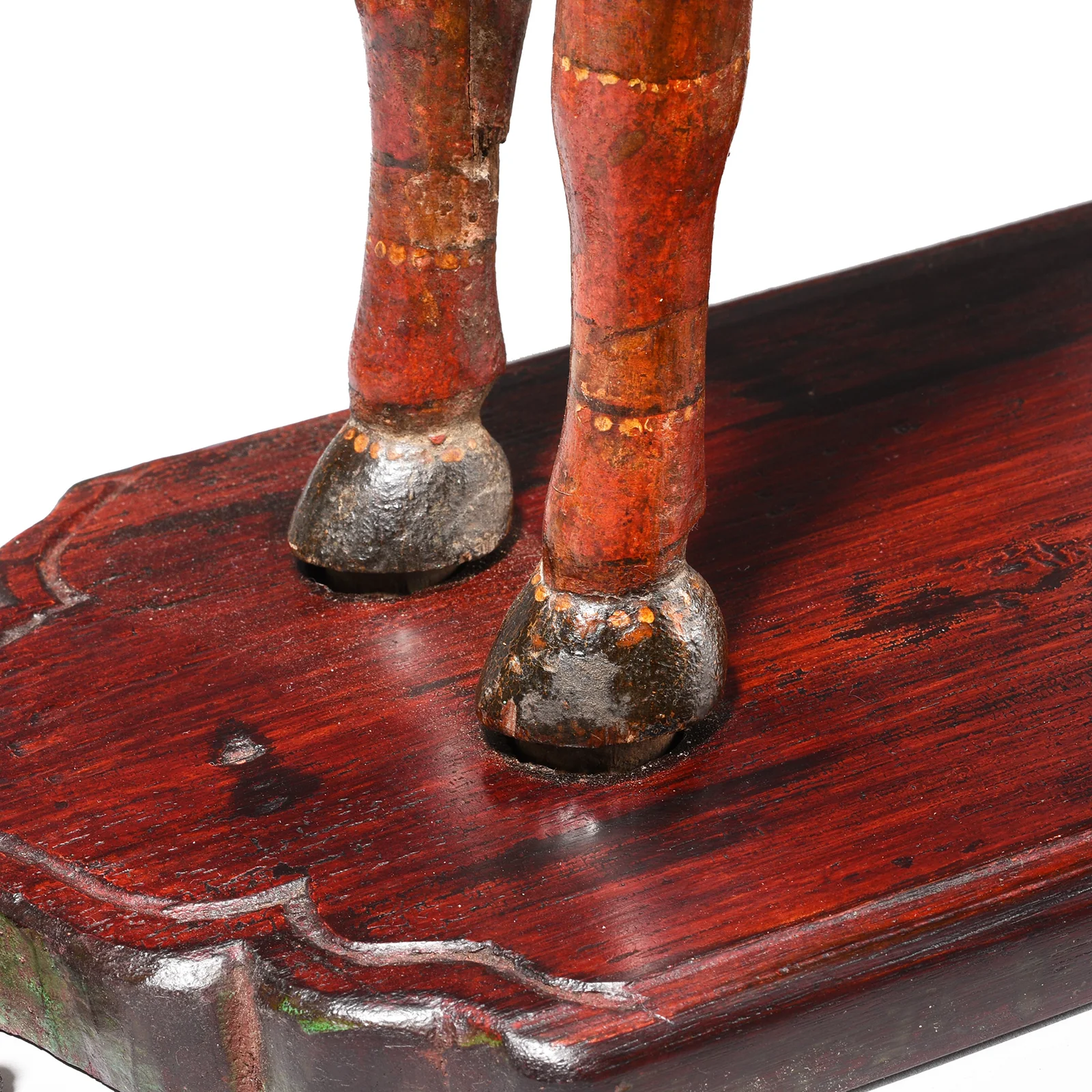 Painted Teak Horse From Rajasthan - 19th Century - Image 7