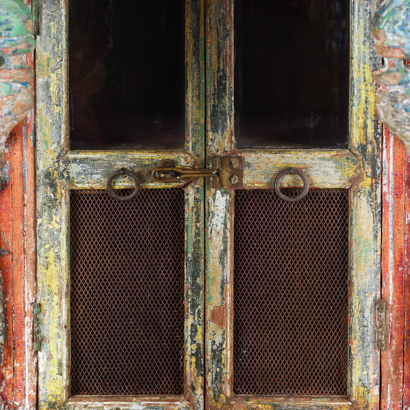 Painted Teak House Shrine From Gujarat - 18th Century - Image 8