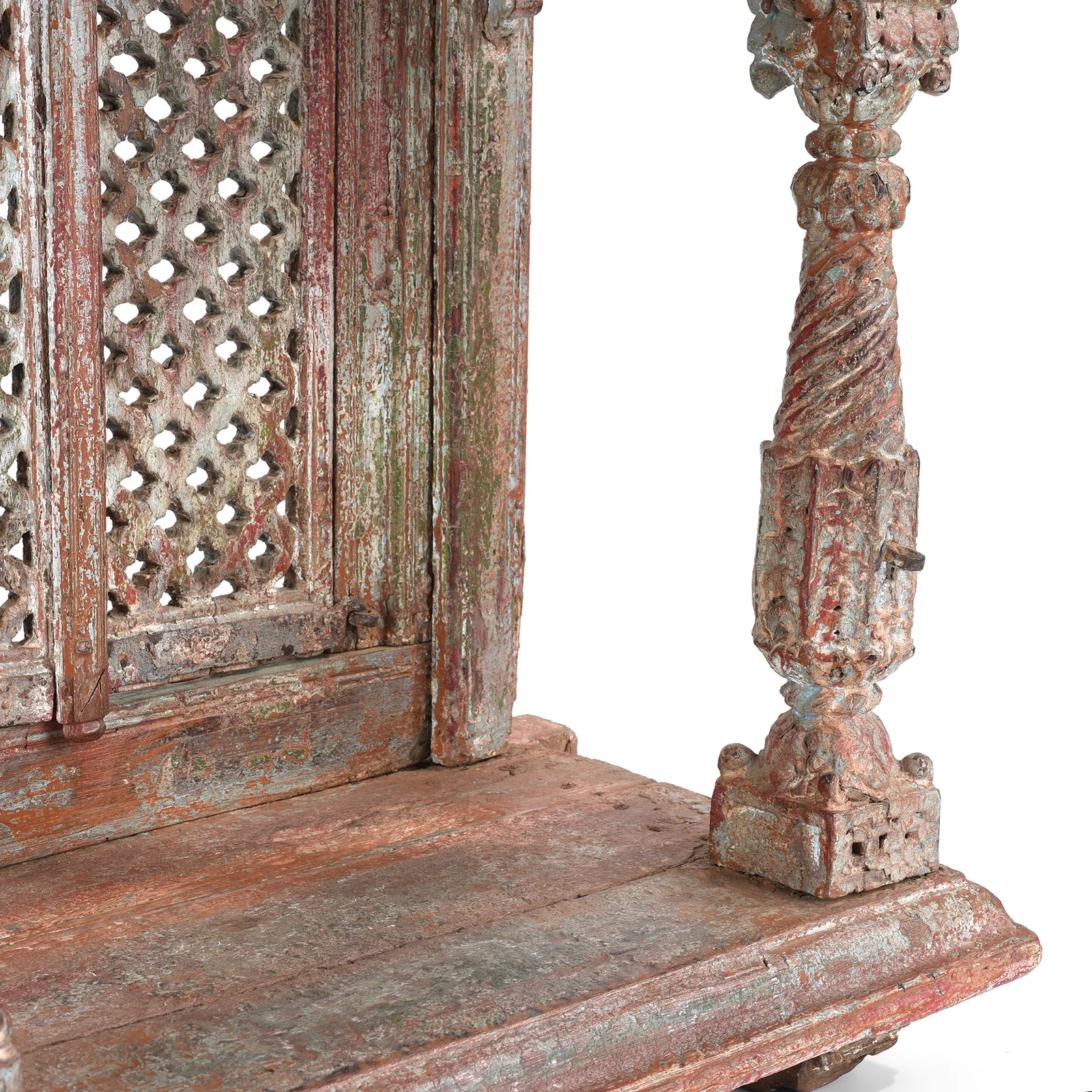 Painted Teak House Shrine From Patan - Early 19th Century - Image 6