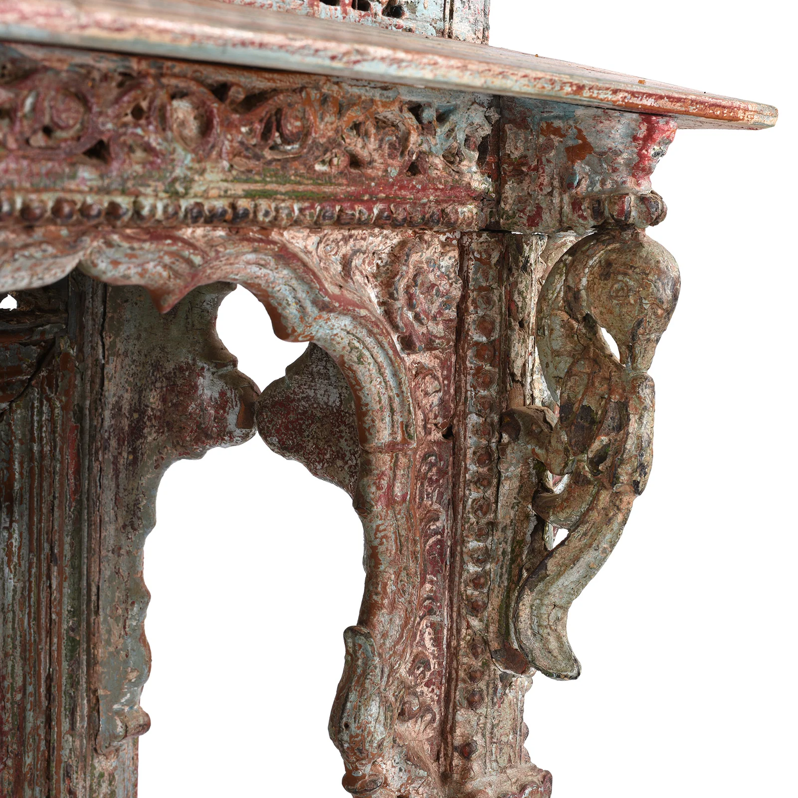 Painted Teak House Shrine From Patan - Early 19th Century - Image 7