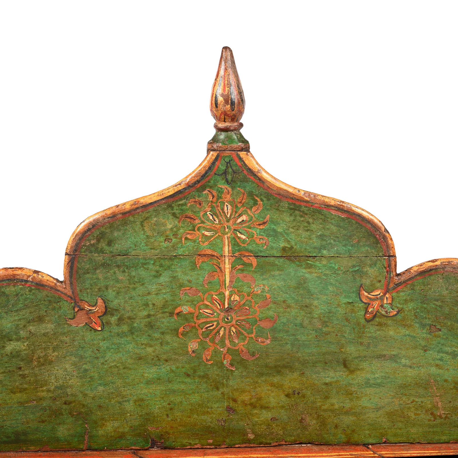 Painted Teak Singhasan From Bikaner -  India  - 19thC - Image 7