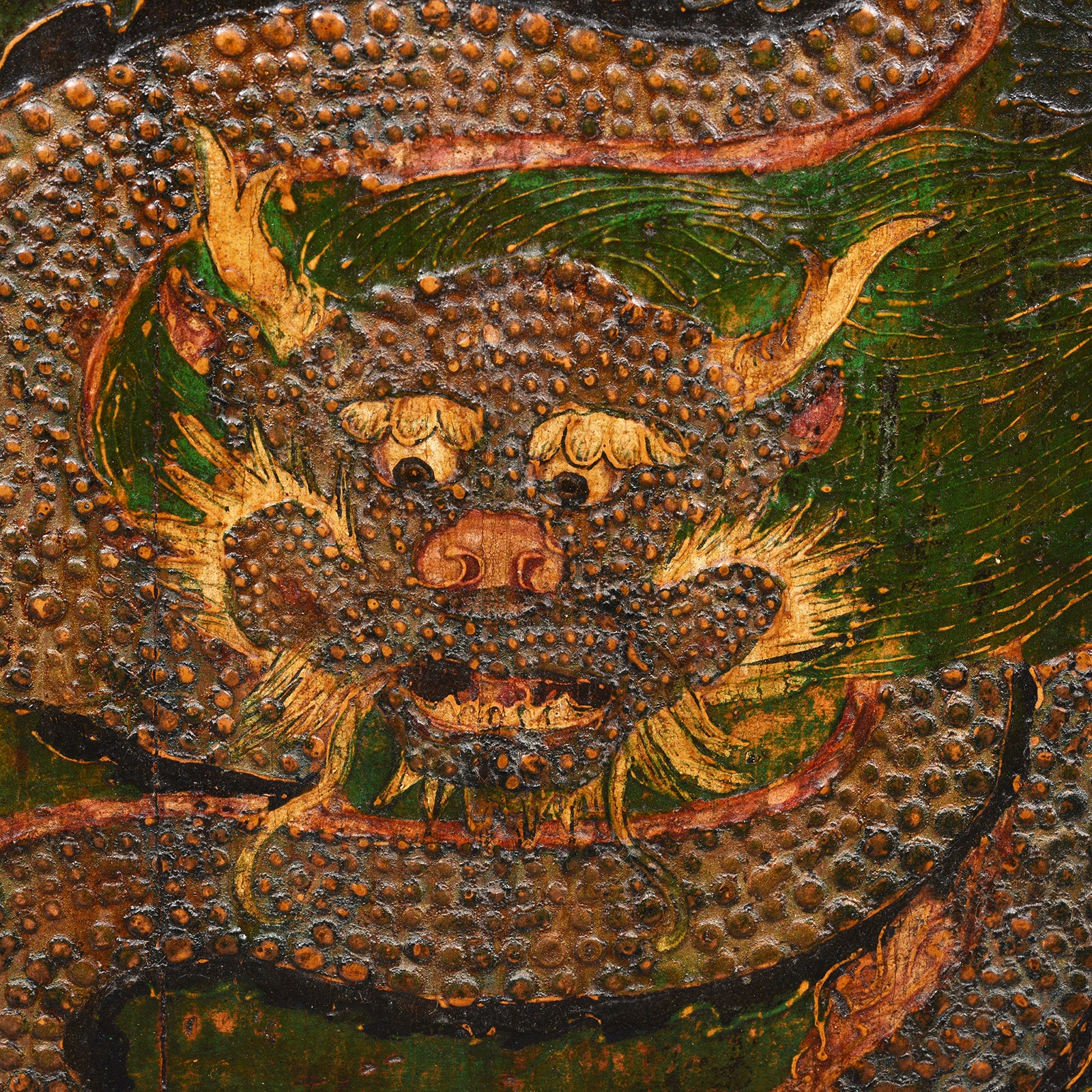 Painted Tibetan Altar Cabinet - 18thC - Image 2