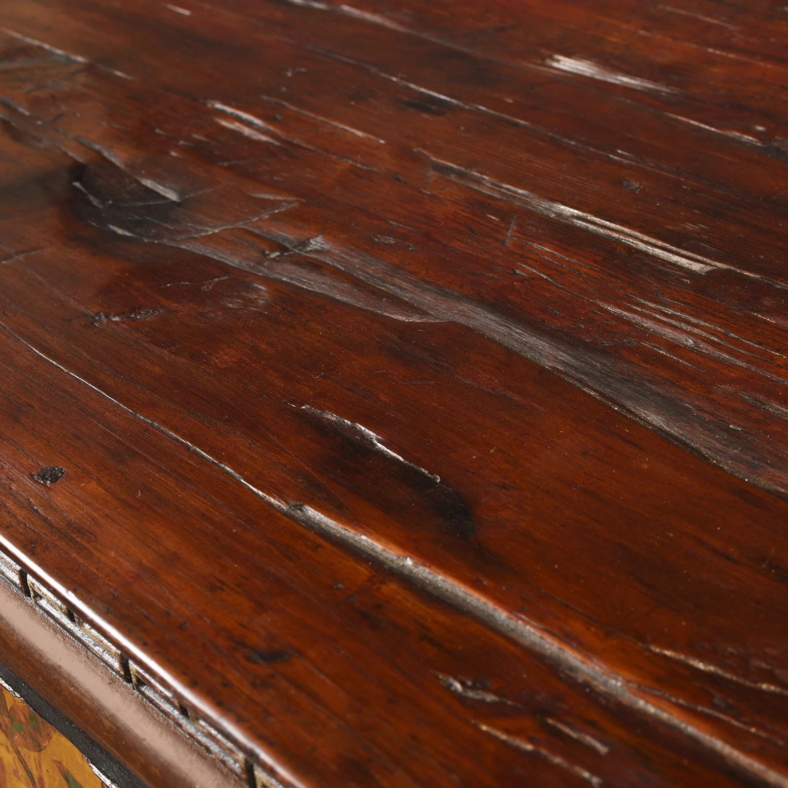 Painted Tibetan Cabinet With Original Paint - 19thC - Image 10