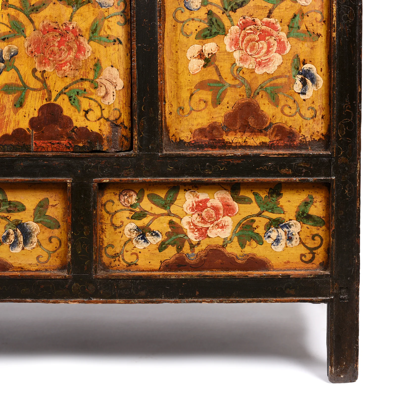 Painted Tibetan Cabinet With Original Paint - 19thC - Image 8